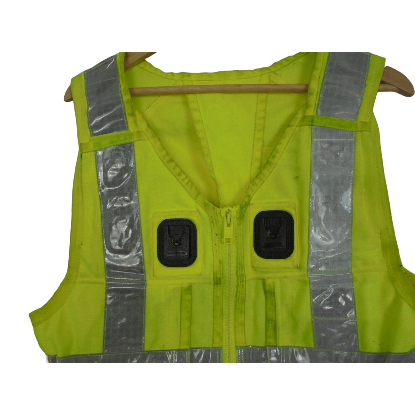 Yaffy Tactical Vest Hi Vis Ex Police Model 511 Emergency Utility Security GradeB