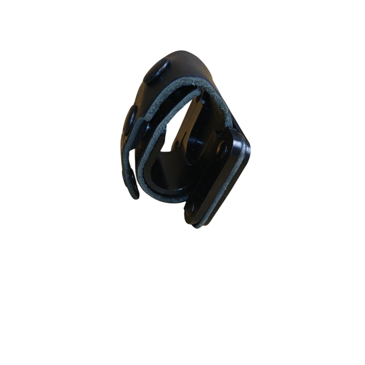 Peter Jones Klickfast Speedcuff Cuff Holder Leather Black Police Security