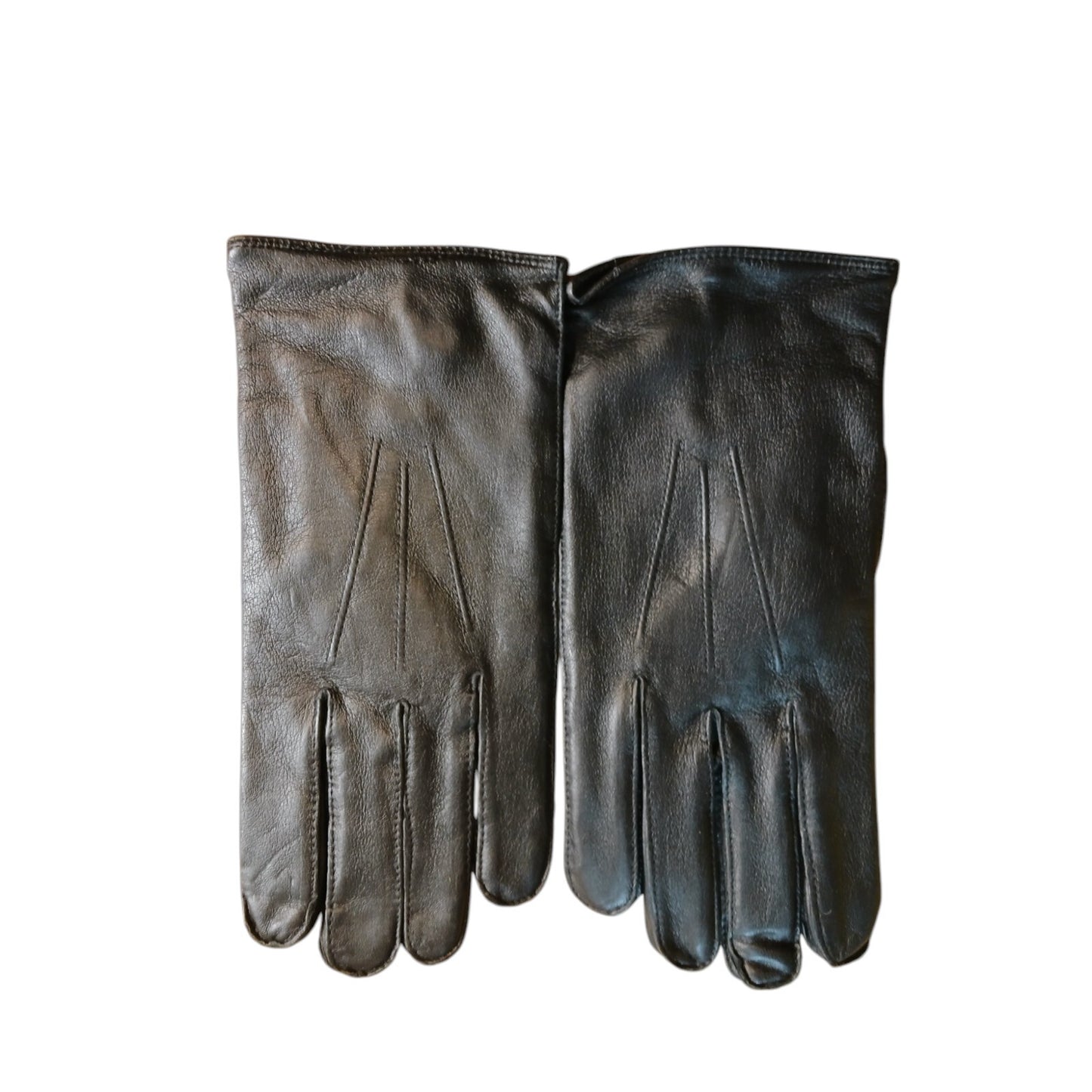 Leather Gloves Black x7 Pairs Ex Police Black Random Styles and Sizes Bundle