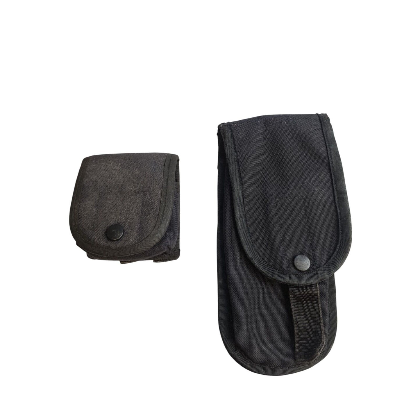 Arktis Molle Pouches Black 2 x Tactical Rigid Cuff Small Utility Bundle Airsoft