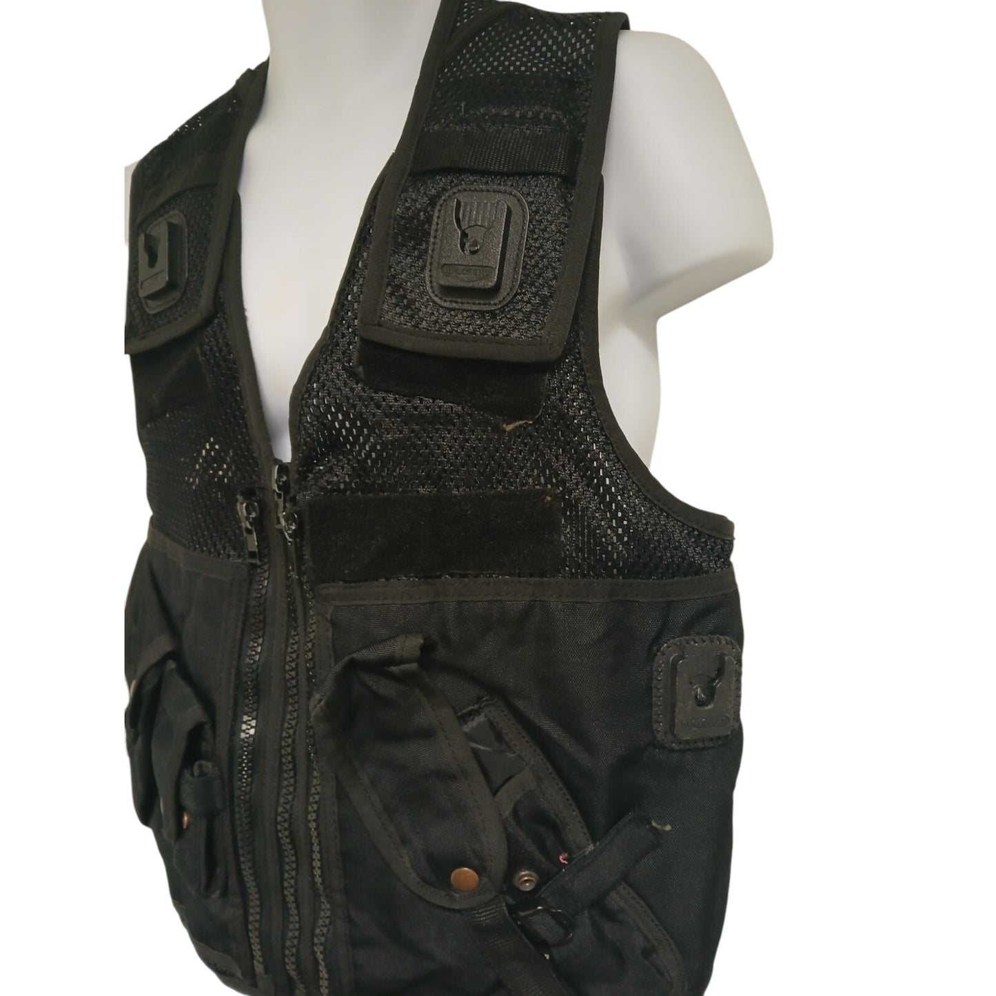Tactical Vest With Integrated Pouches Security Ex Police Airsoft Klickfast