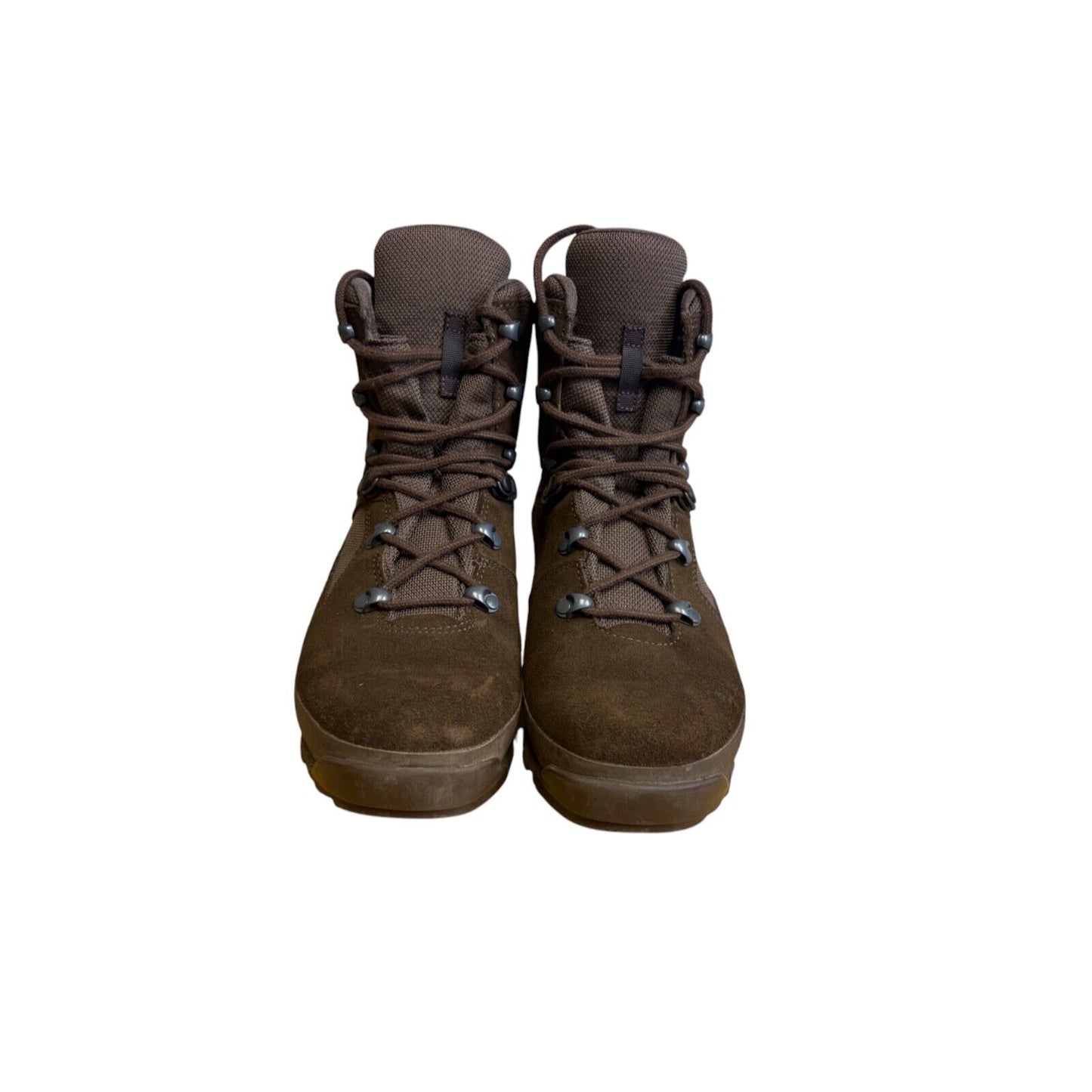 British Army HAIX Combat Boots Brown Suede Desert High Liability Size 9W