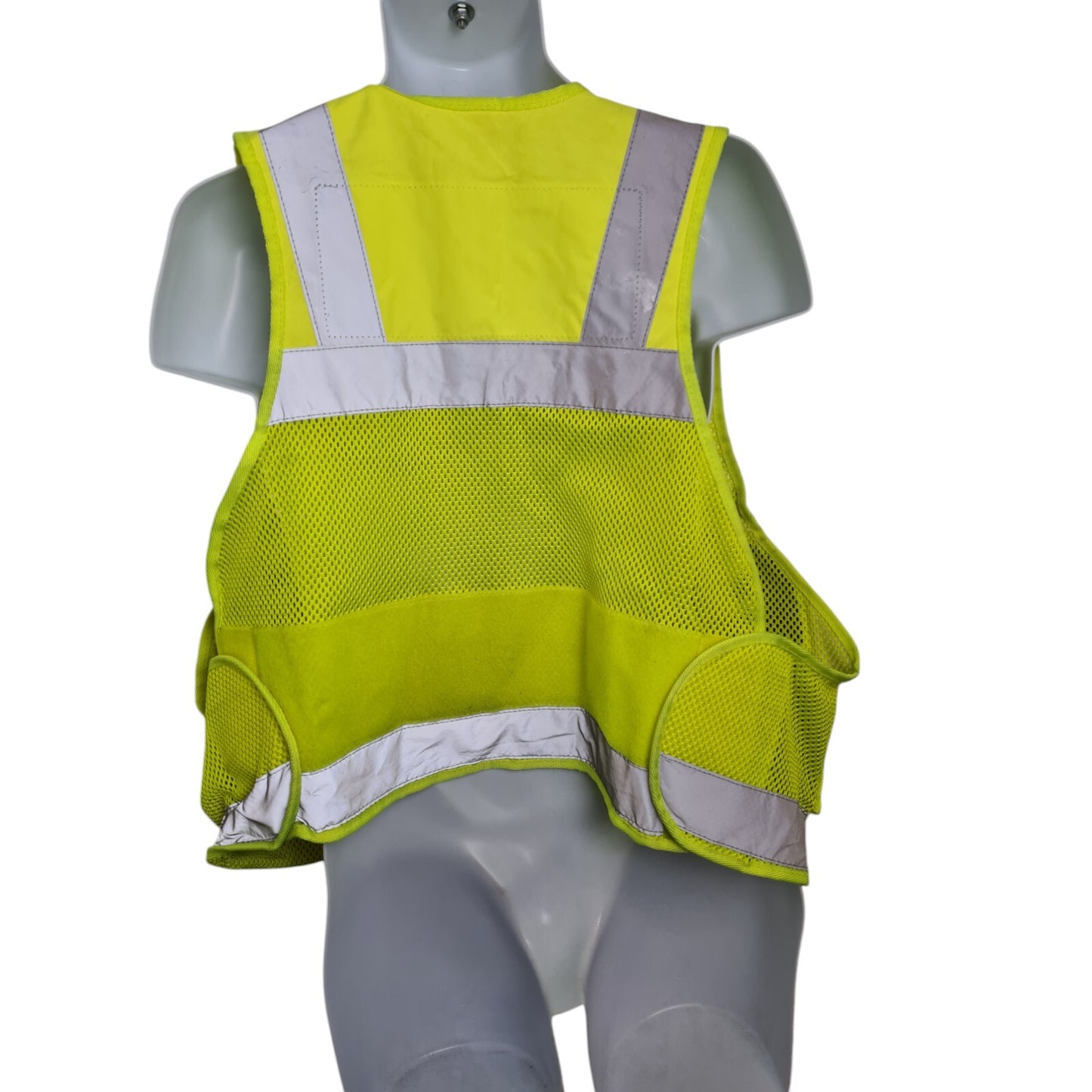 Protec Hi Vis High Viz Yellow Tactical Vest With Pouches M Security Doorman