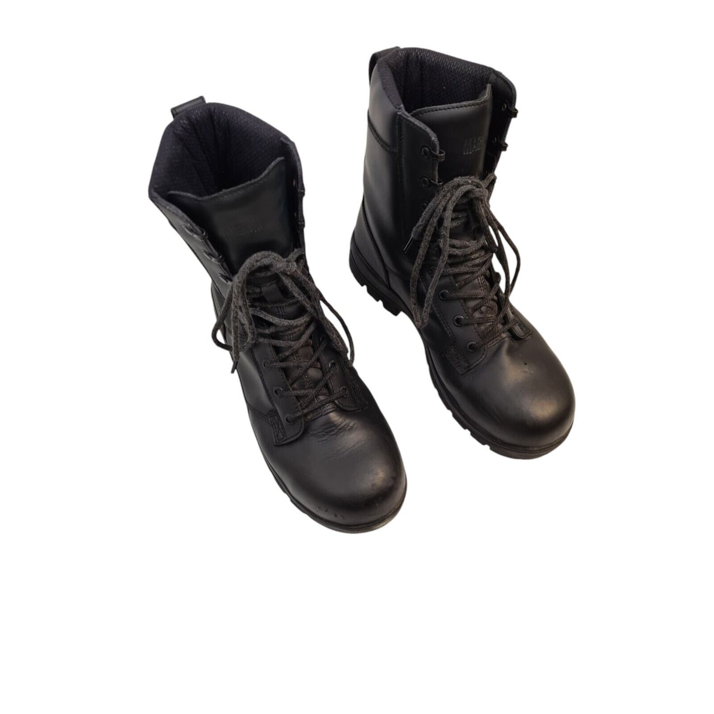 Magnum Patrol Boots Power Black Size 10 Leather Vibram Sole Security Police