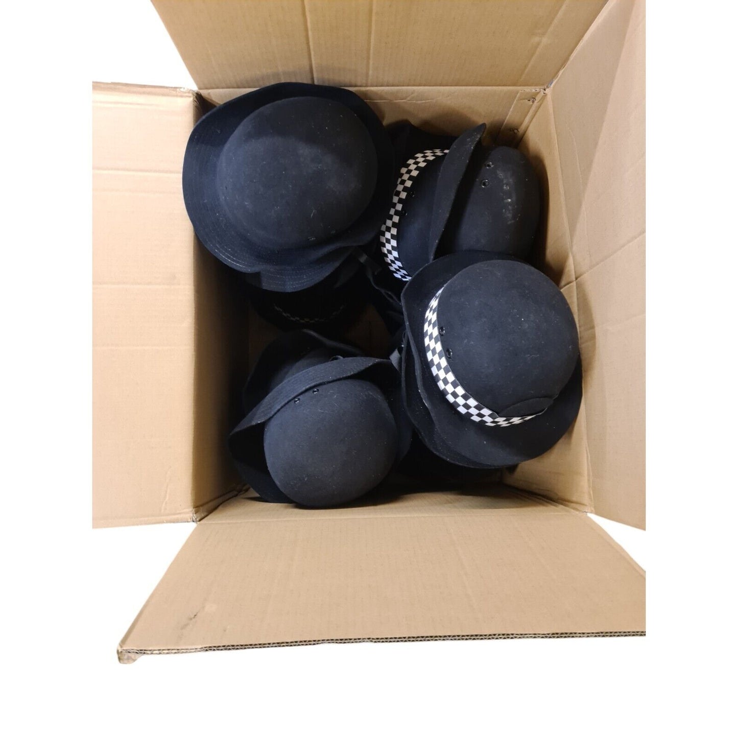 Police WPC Bowler Hats Large 25 Mixed Bundle Box Film TV Restore Upcycle Hat