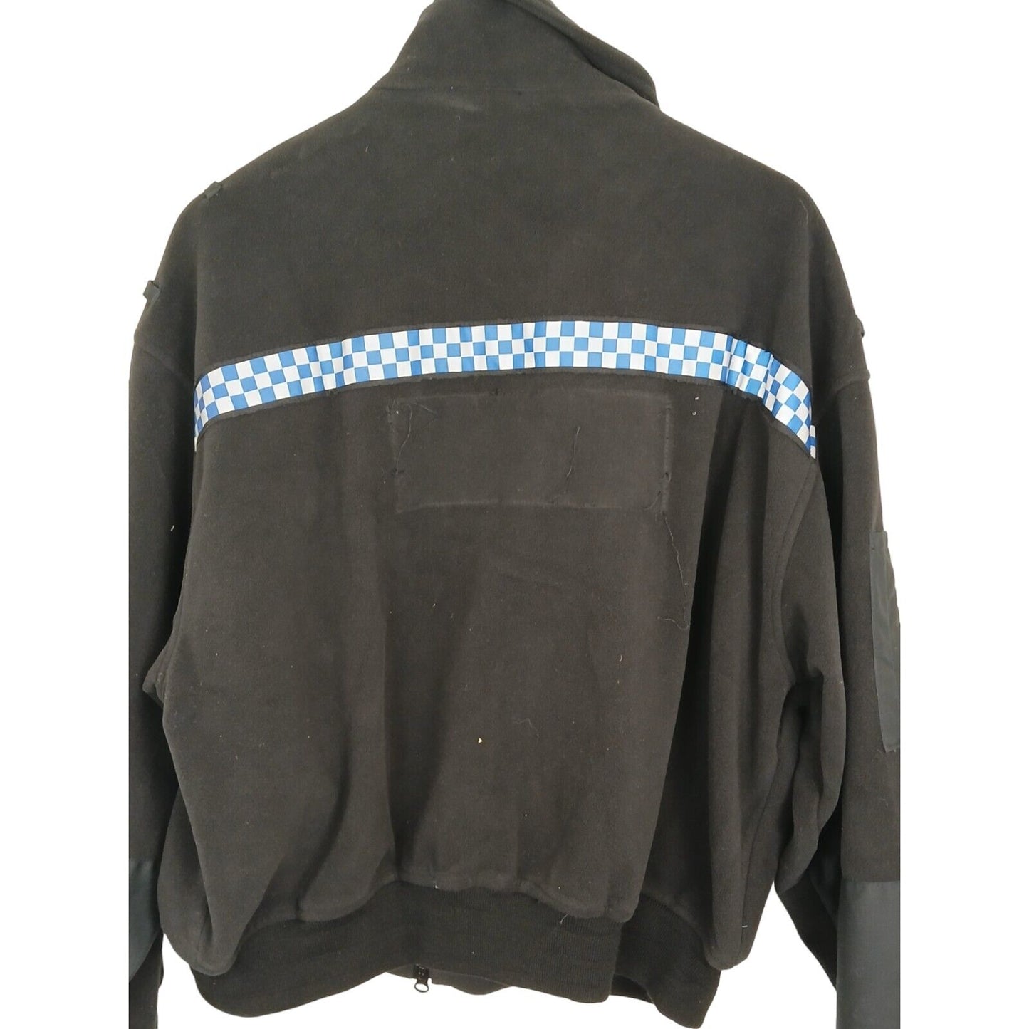 Polartec Fleece Jacket Windstopper Police Reflective Strip Black Klickfast Warm