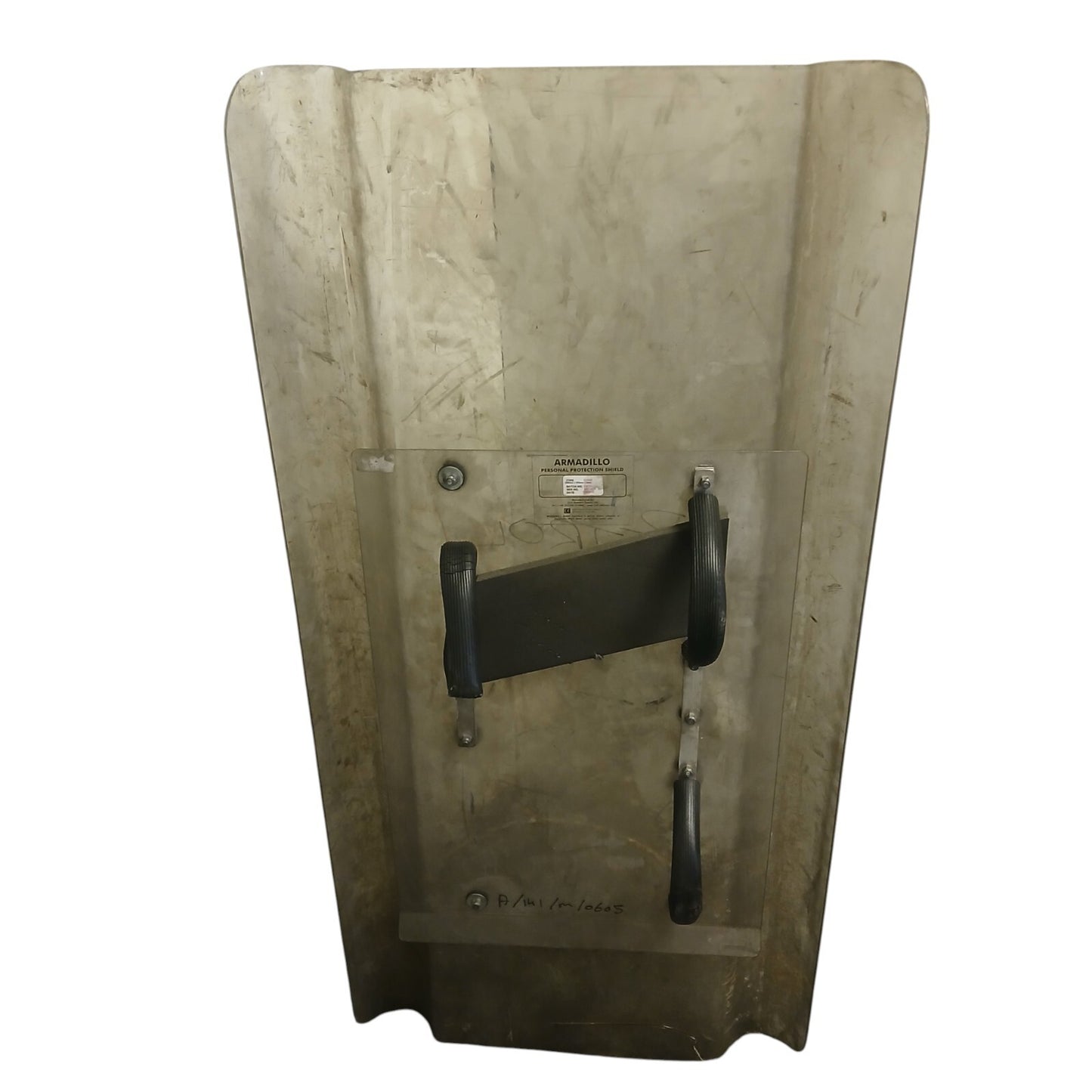 Riot Shield Interlocking Armadillo Police Rectangular Medium 120cm x 57cm Damage