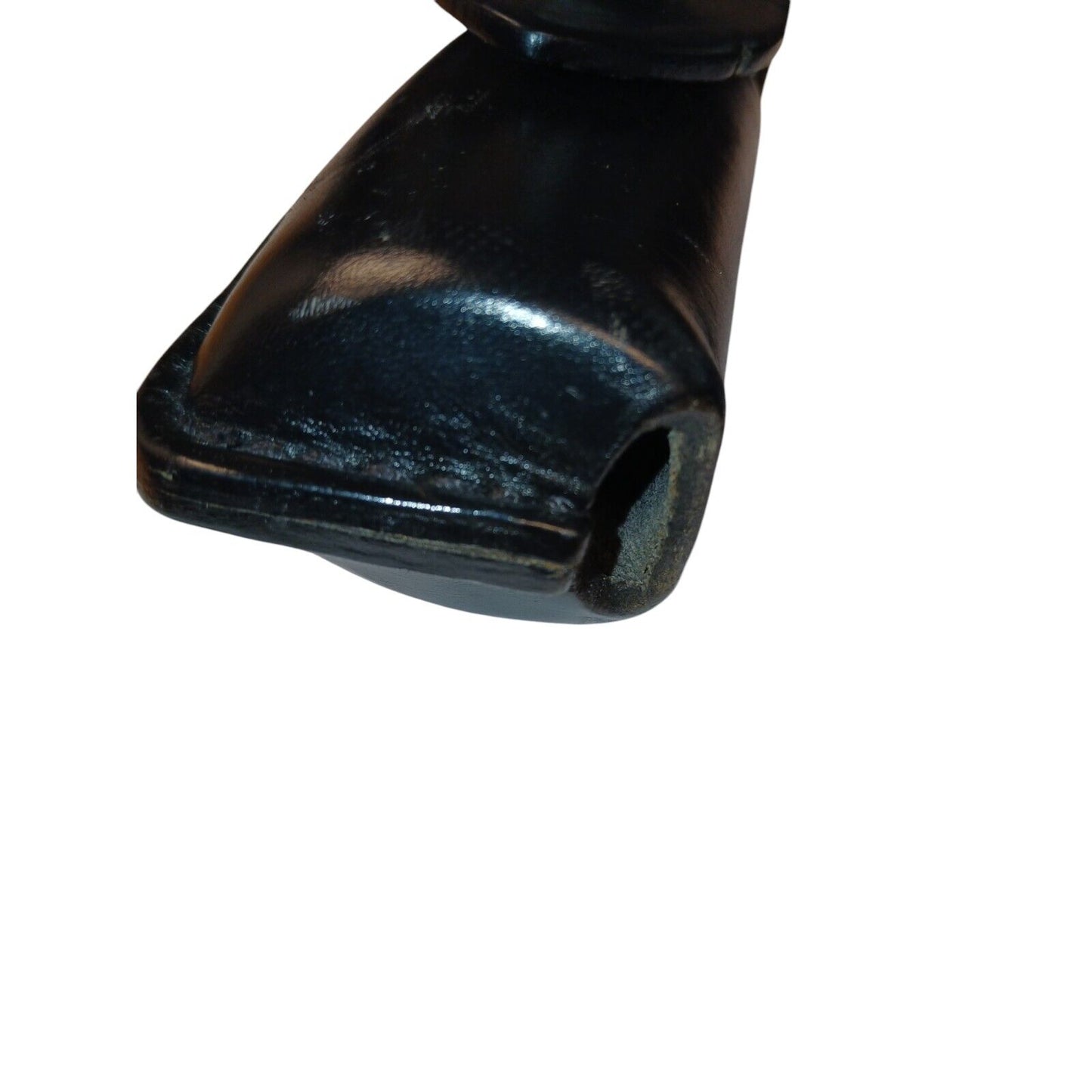 CS Gas Holder Holster Ex Police Belt Loop Leather Security Police Black