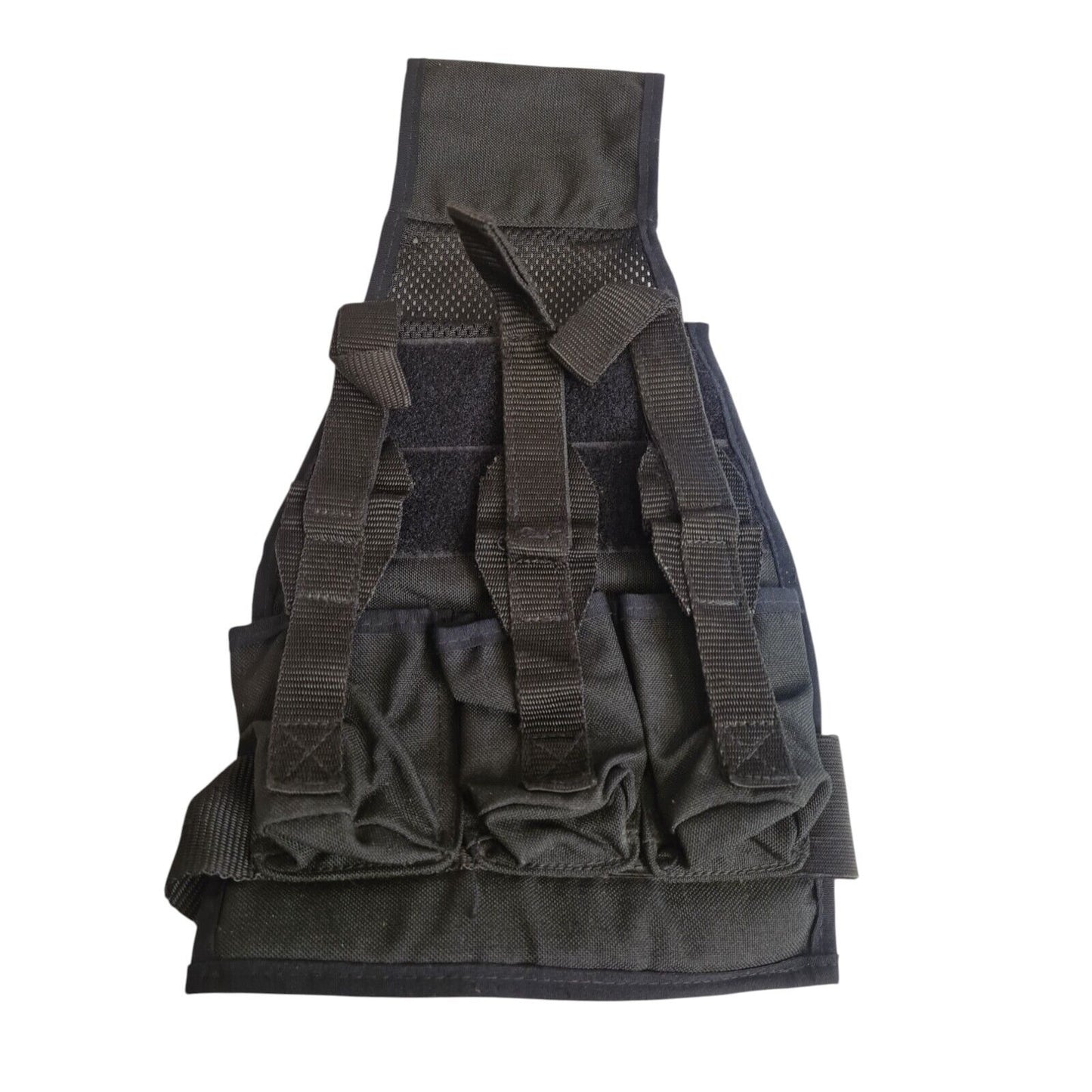 Drop Leg Pouch Belt Loop Cartridge Slots Black Tactical Airsoft Security Police