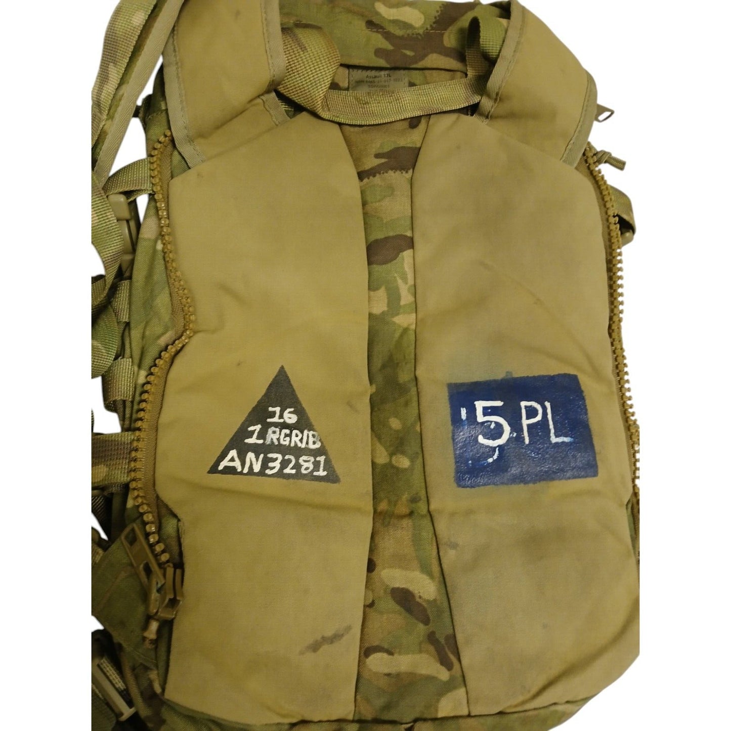 Virtus Asssault 17L Daysack MTP Genuine Molle Rucksack Camo Combat Pack Backpack