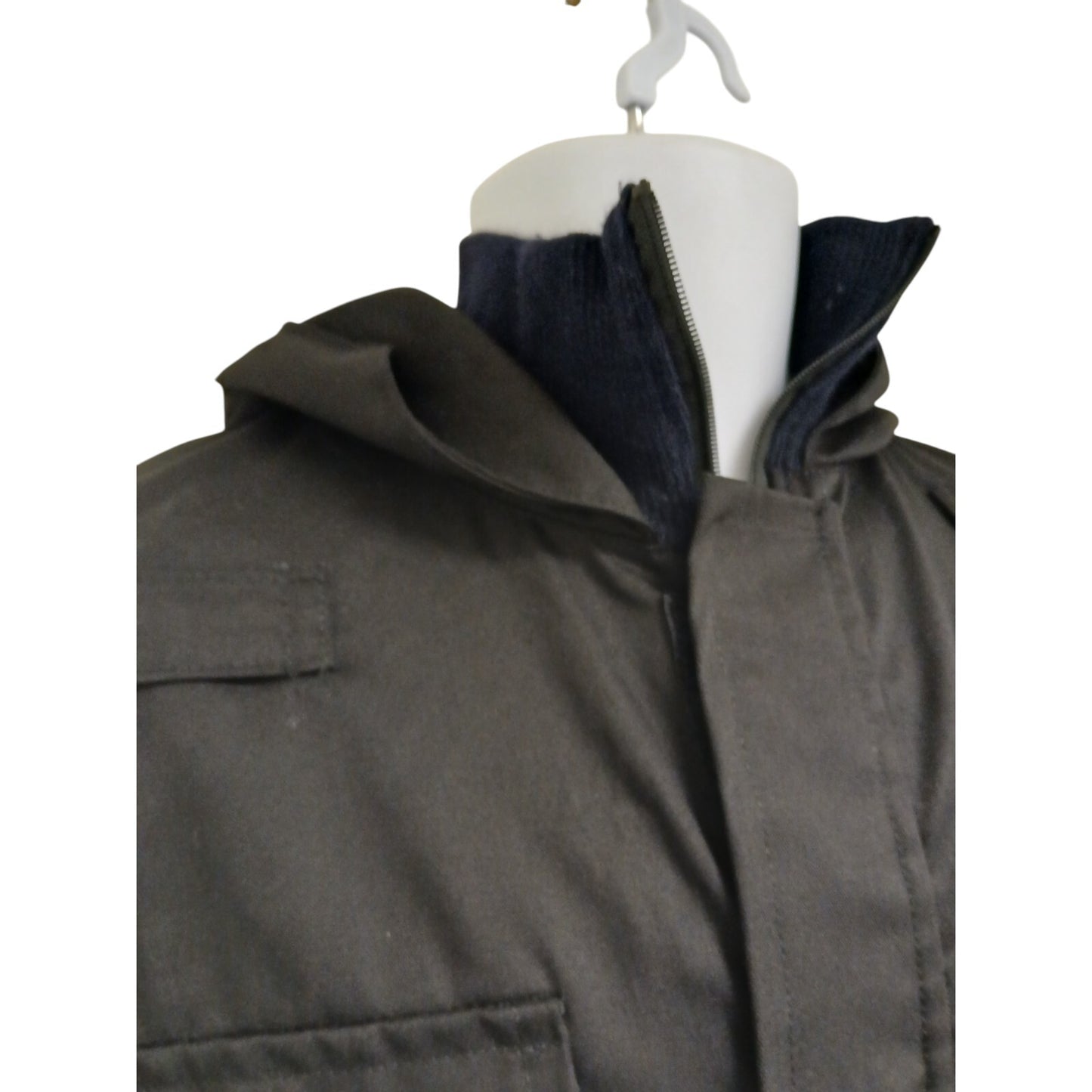 Derby Unitex Coverall Hooded Boiler Suit Tactical Intervention Black Police