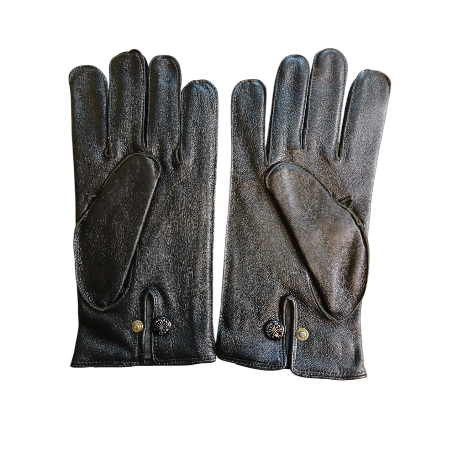 Leather Gloves Black x7 Pairs Ex Police Black Random Styles and Sizes Bundle