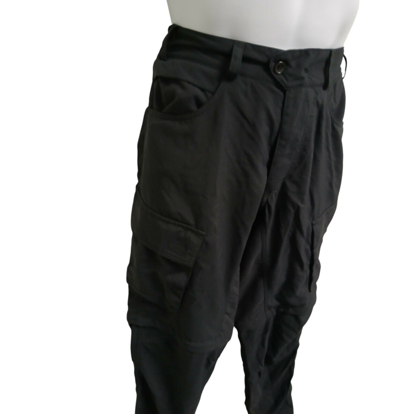 Endura Cycling Trousers Zip Off Leg Ripstop Black Ex Police Bike Uniform Patrol