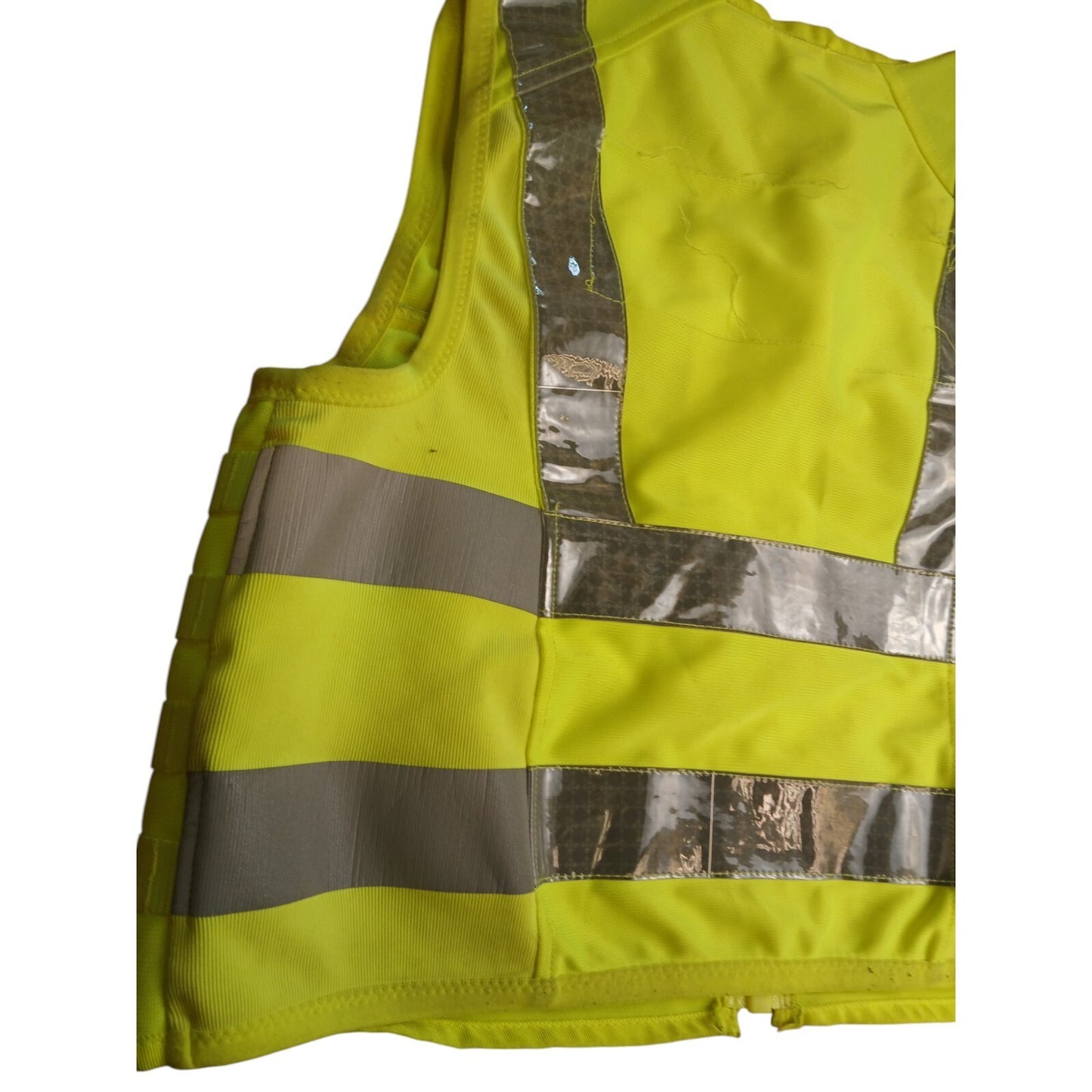 Molle Tactical Vest Utility Hi Viz Vis Security Ex Police Yaffy 982 Grade B