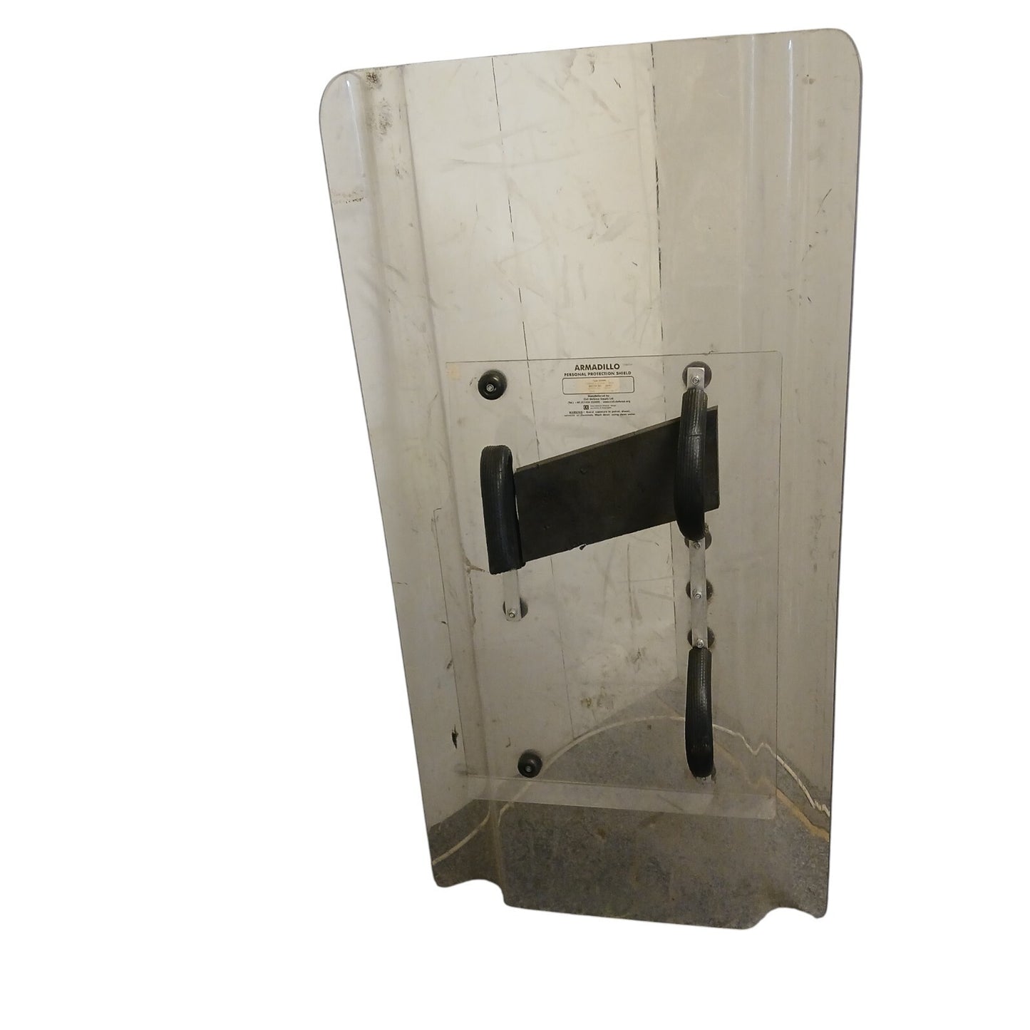 Riot Shield Interlocking Armadillo Rectangular Medium 120cm x 57cm Police Damage