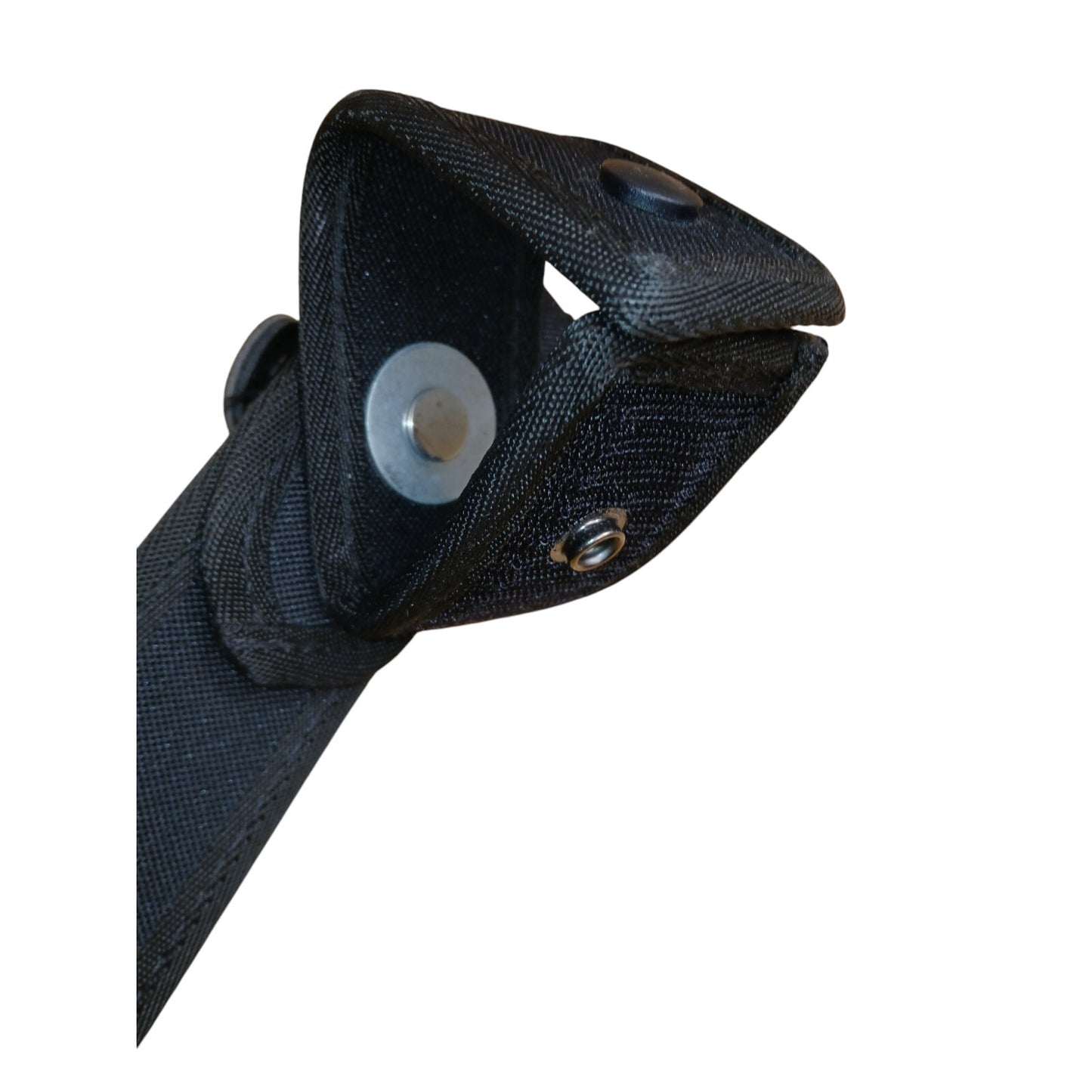 Baton Holder Belt Loop Nylon Leather Strap 360 Rotation Black Police Security