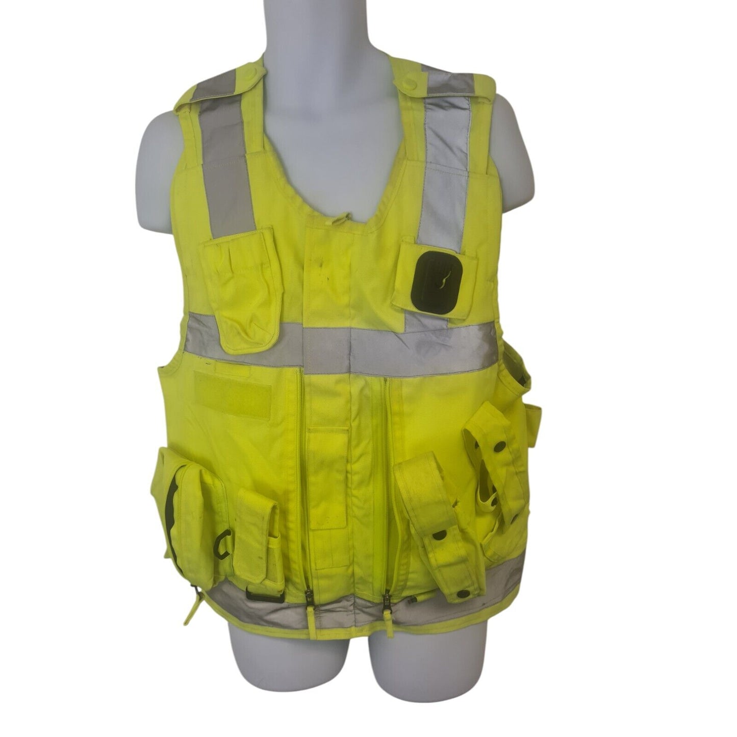 Endura Tactical Vest With Pouches Hi Viz Vis Klickfast M Security Bike Police