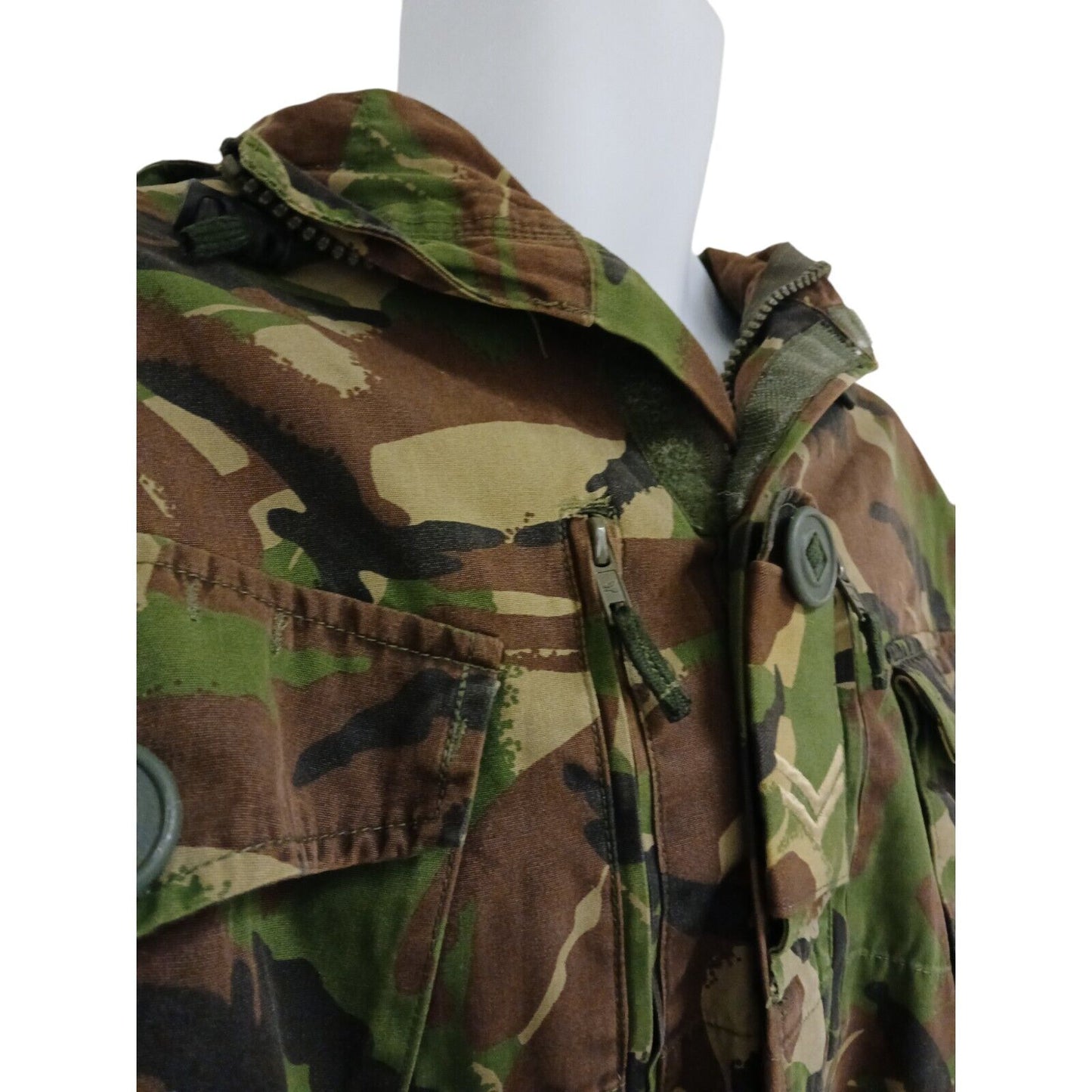 DPM Combat Smock DP Woodland Windproof Wired Hood Coat Jacket Hooded Fishing