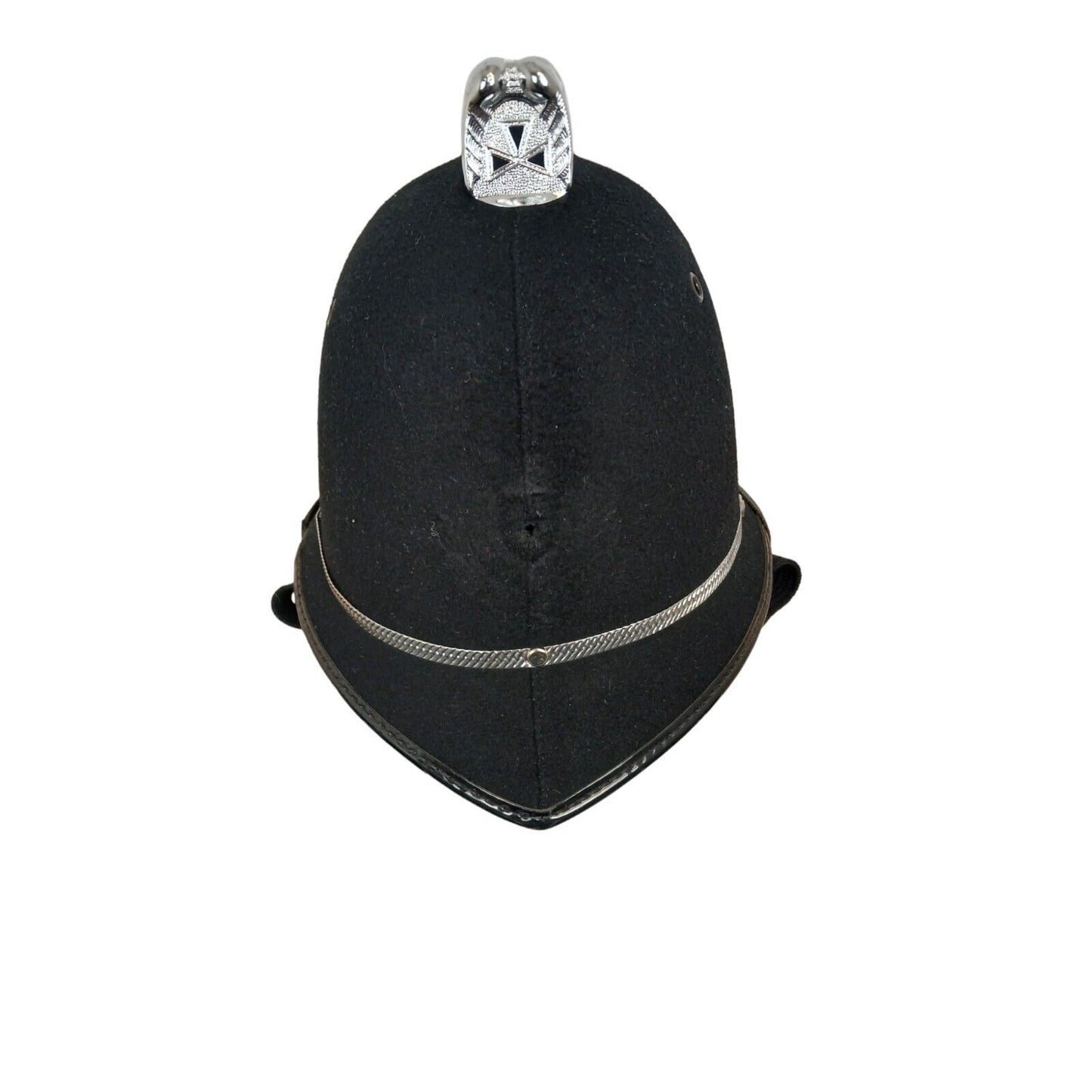 Coxcomb Top Police Helmet Custodian Memorabilia Comb Top Collector Bobby Black