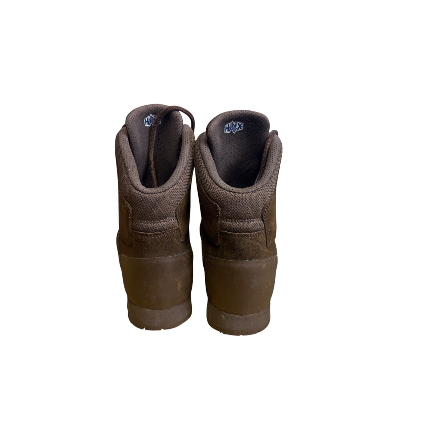 British Army HAIX Combat Boots Brown Suede Desert High Liability Size 9W