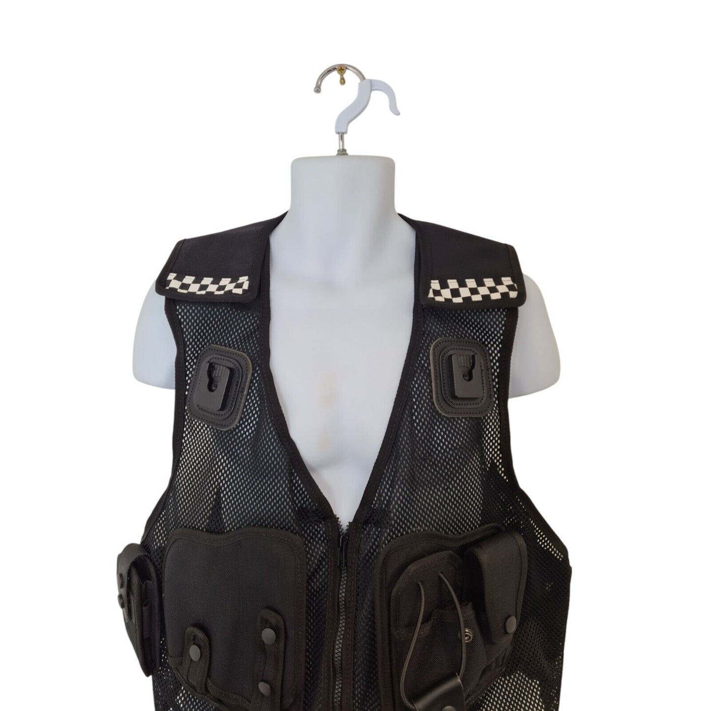 Protec Tactical Vest 600 With Integrated Pouches L Klickfast Checker Secuity