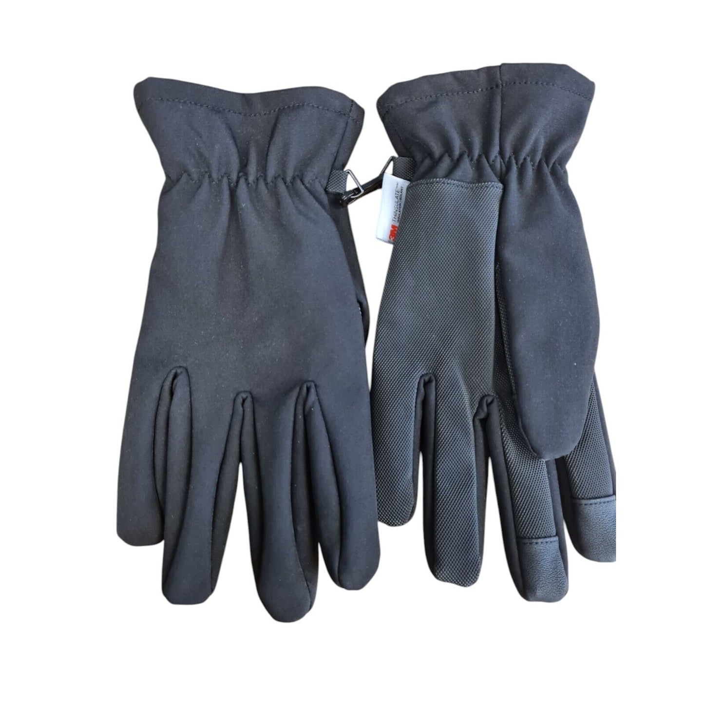 Mil-Tec Softshell Thinsulate Gloves Black Touch Screen Compatible Security