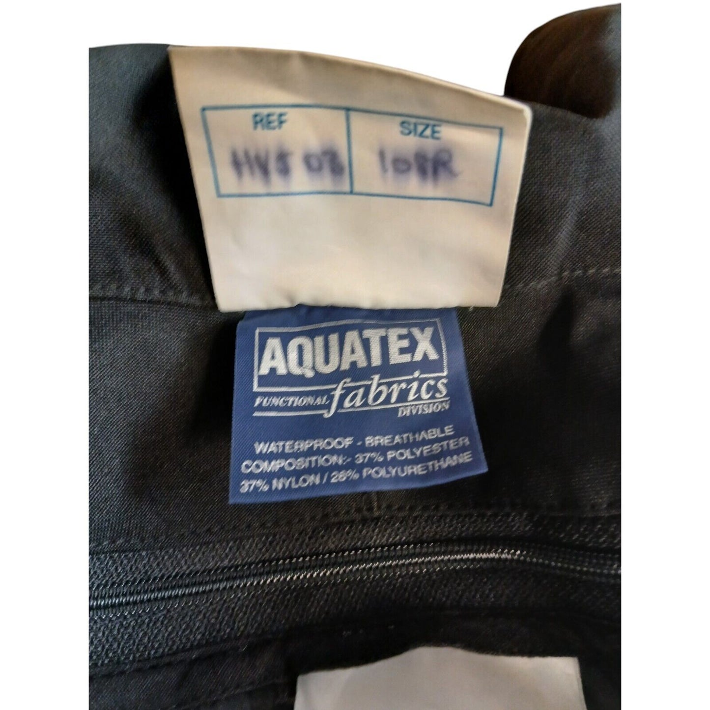 Derby Waterproof Jacket 3/4 Length Coat Police Black Lined Aquatex 108R Security