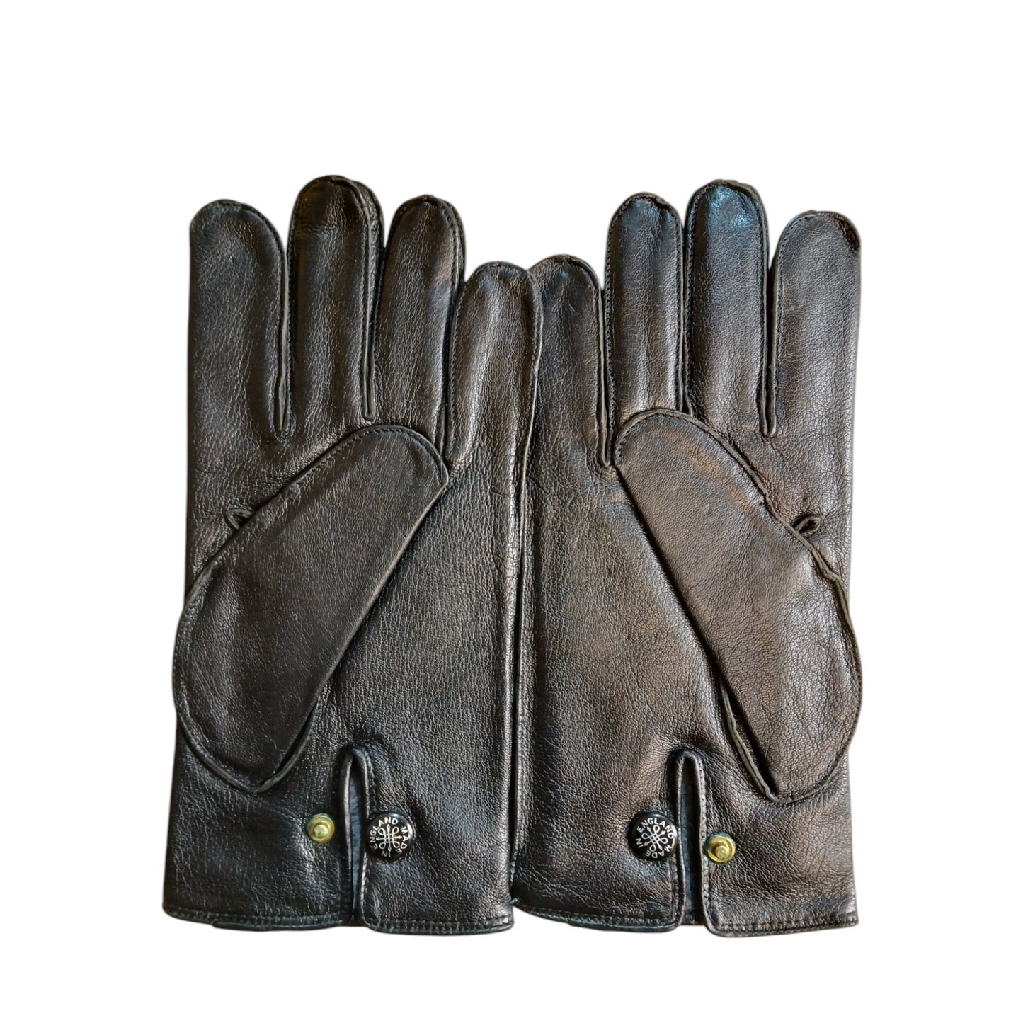 Leather Gloves Black x7 Pairs Ex Police Black Random Styles and Sizes Bundle