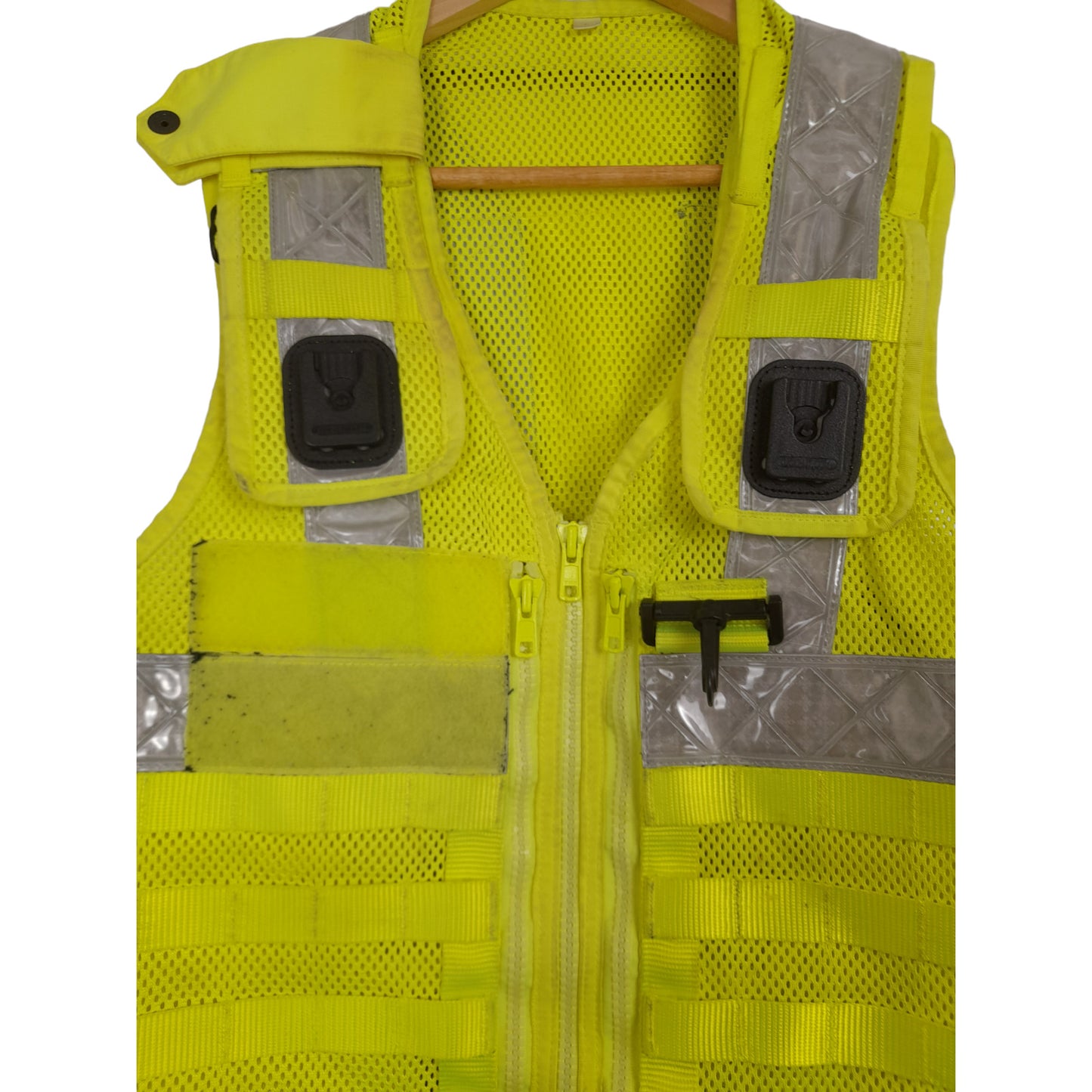Arktis Molle Tactical Utility Vest Hi Vis Hi Viz Ex Police Security Grade B