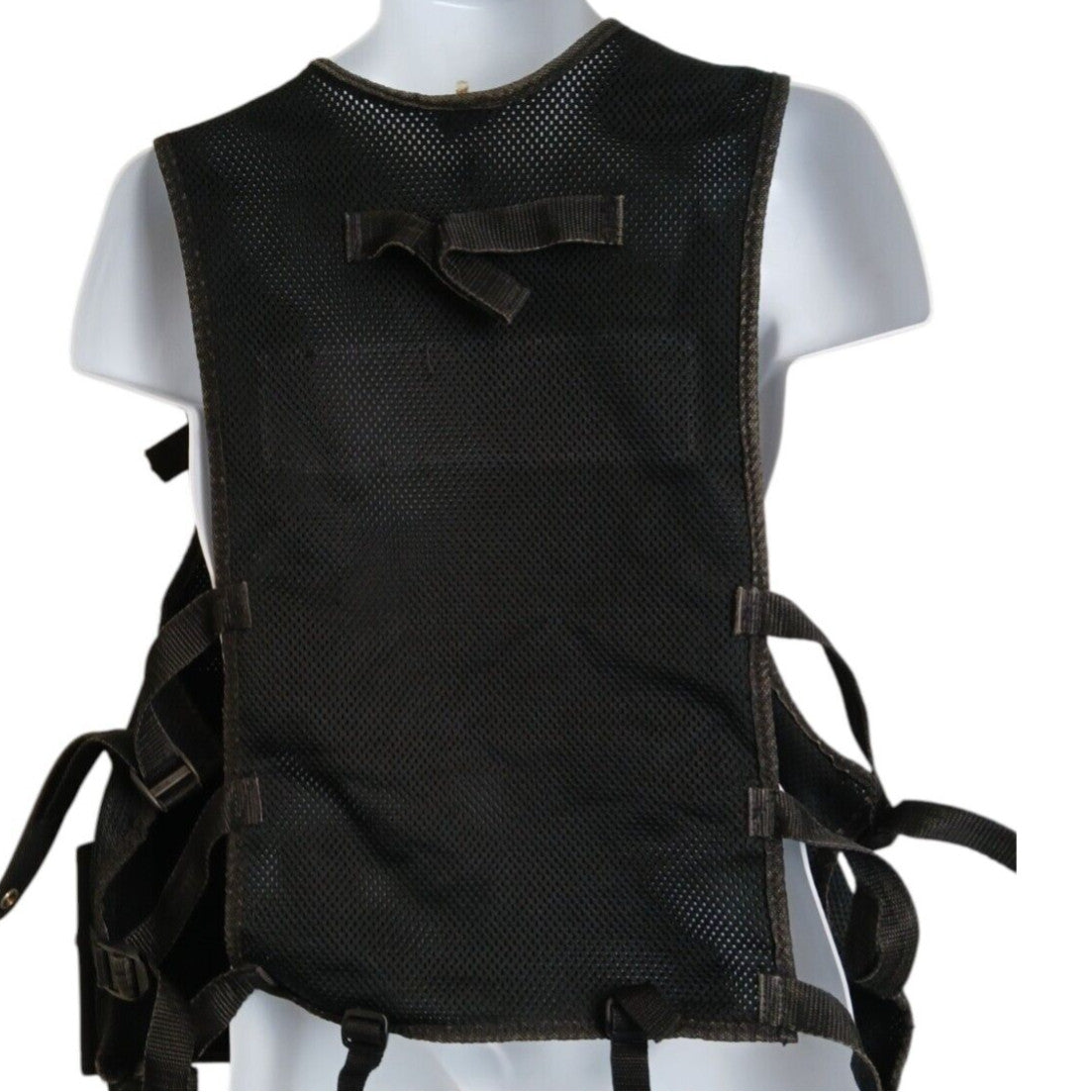 Tactical Vest With integrated Pouches 1 Size Adjustable Security Ex Police Black
