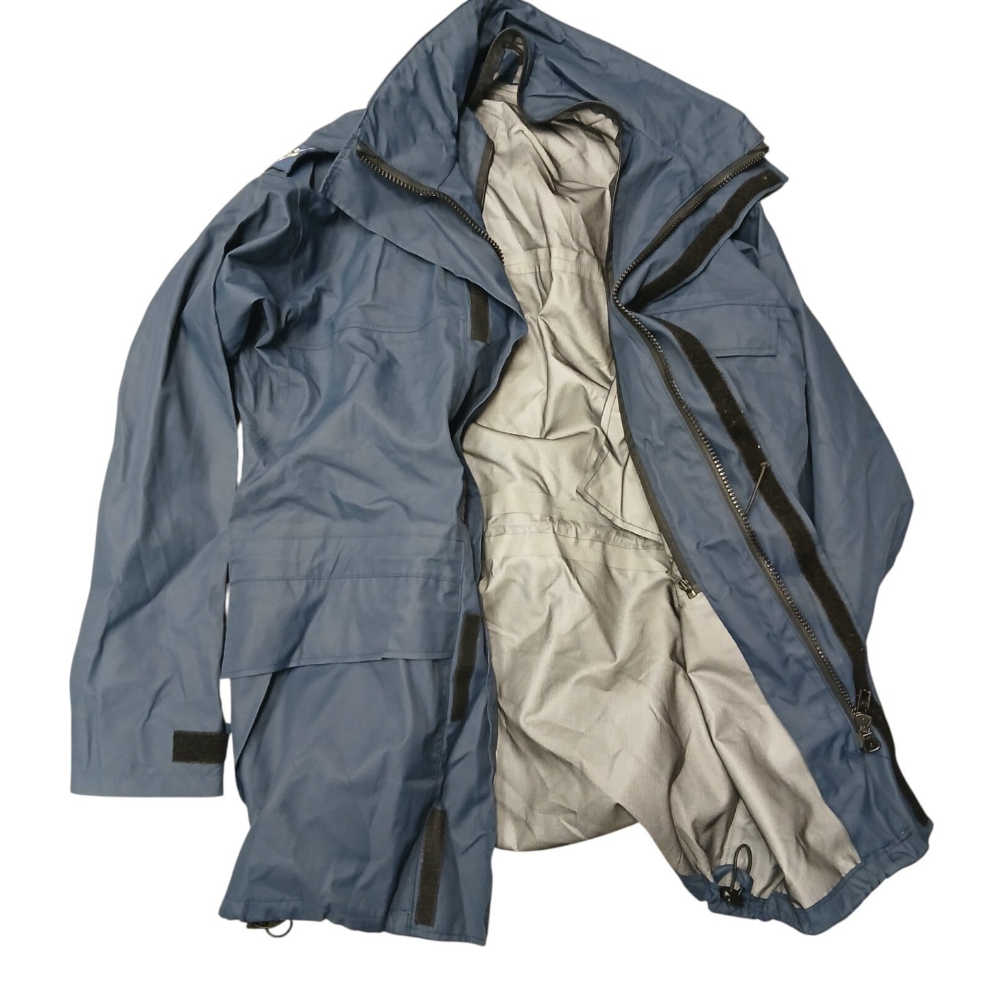 British RAF Goretex Jacket Lined 180/110 No Liner Wet Weather MVP Coat Navy Blue