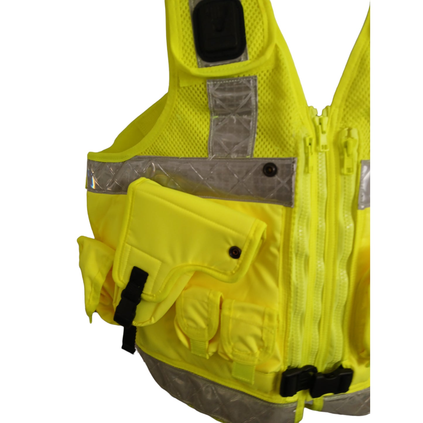 Arktis Tactical Vest Hi Vis Hi Viz Yellow Attached Utilities Pouches Security