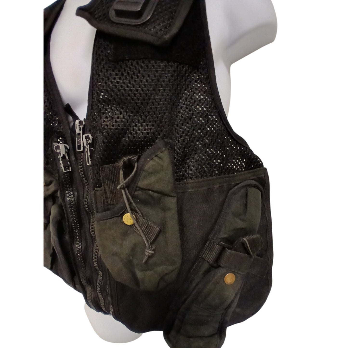 Tactical Vest With Integrated Pouches Security Police Airsoft Klickfast XL