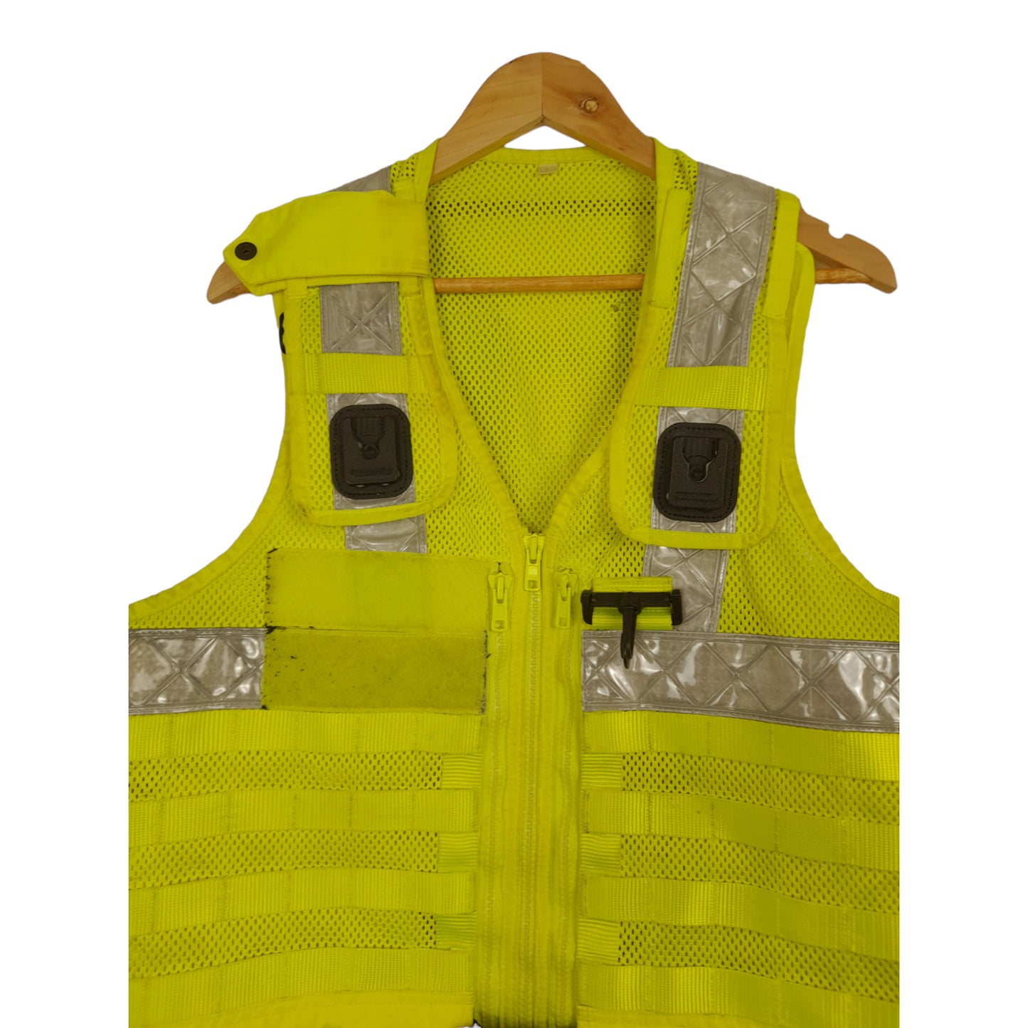 Arktis Molle Tactical Utility Vest Hi Vis Hi Viz Ex Police Security Grade B