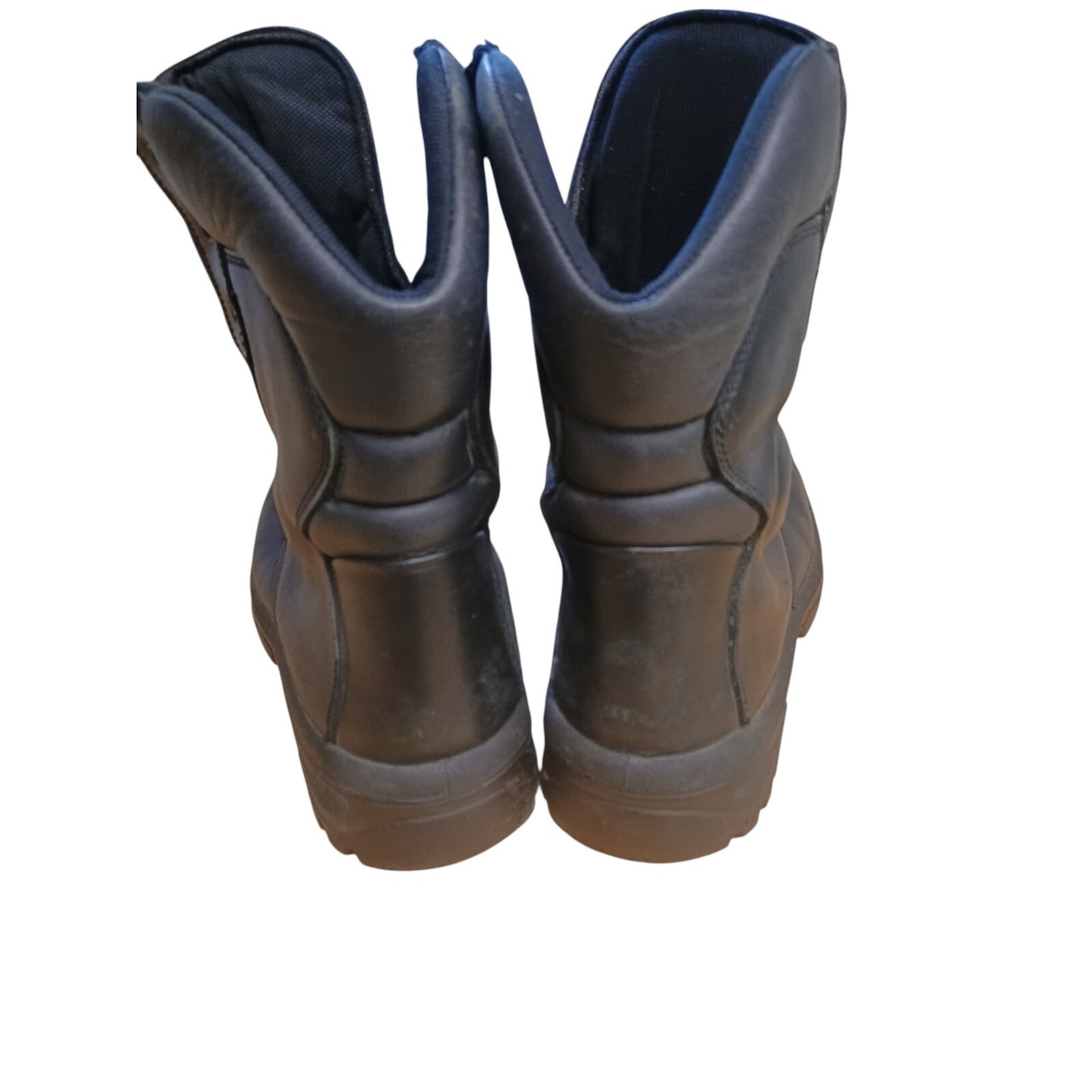YDS Patrol Boots High Leg Steel Toe Black Leather Security Police Airsoft 9