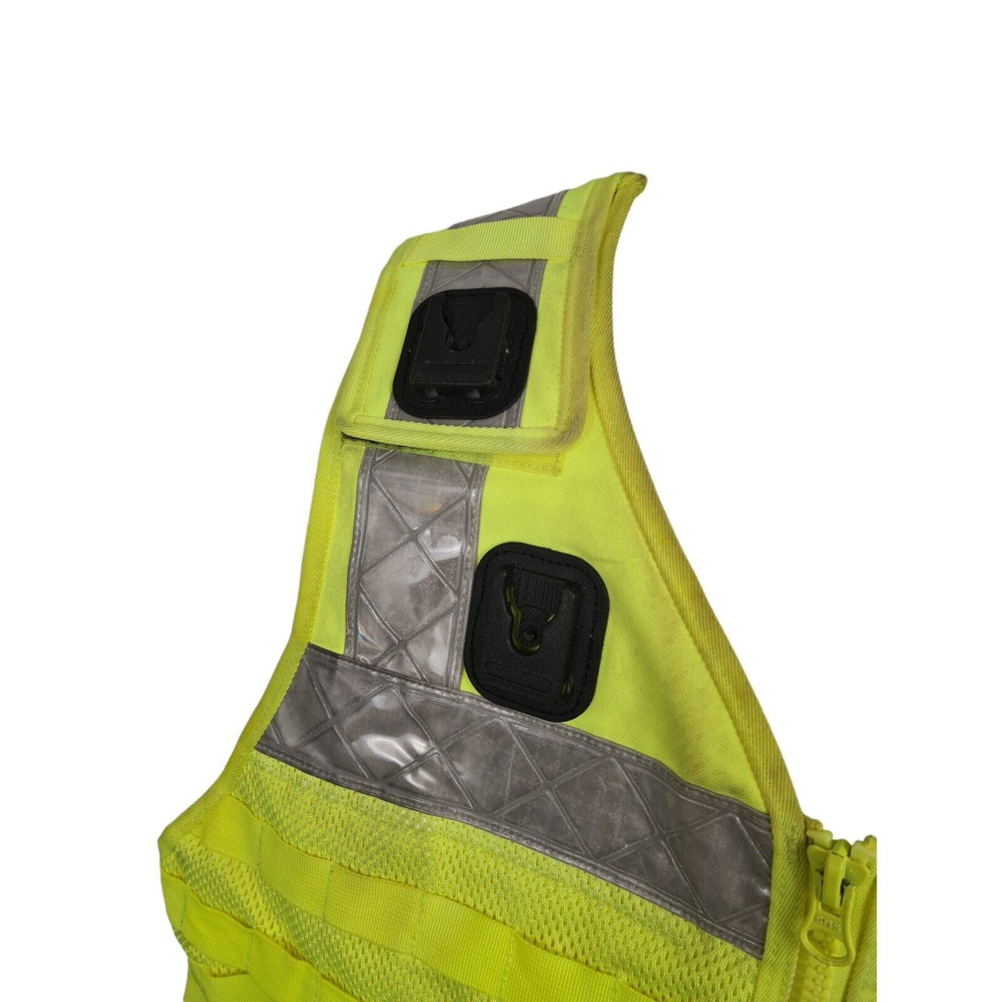 Protec Molle Vest Hi Vis Hi Viz Tactical Ex Police Klickfast Docks Security