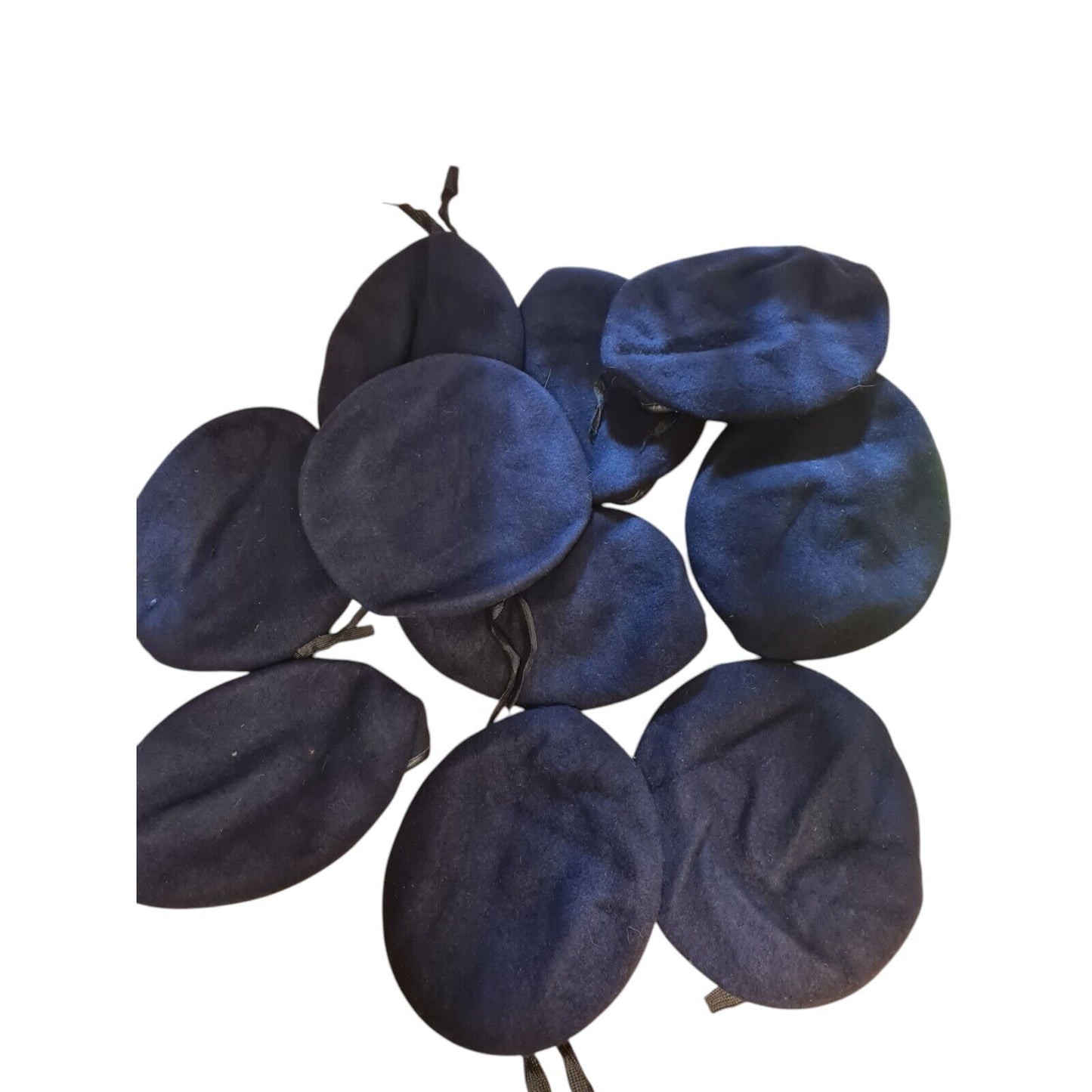 Wool Beret Bundle Military Issue Navy Blue x10 Various Sizes Ranks Services (B)