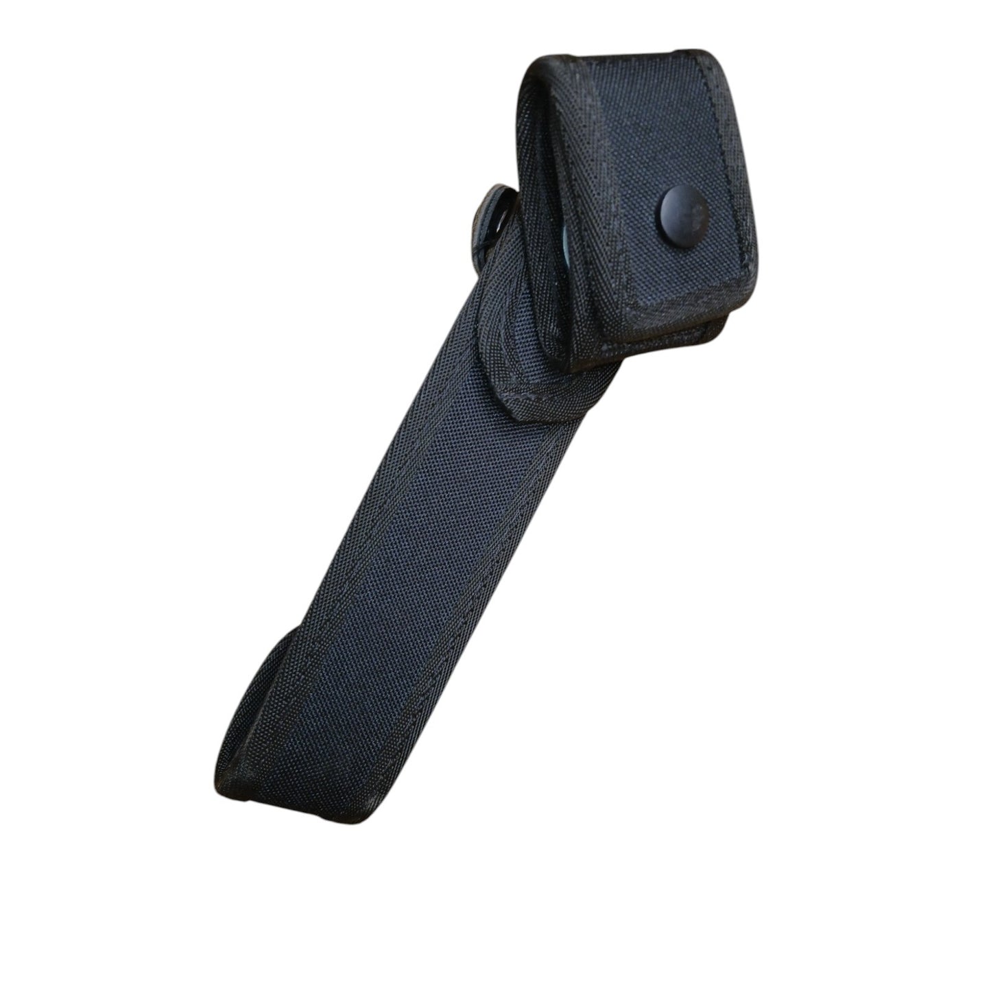 Baton Holder Belt Loop Nylon Leather Strap 360 Rotation Black Police Security