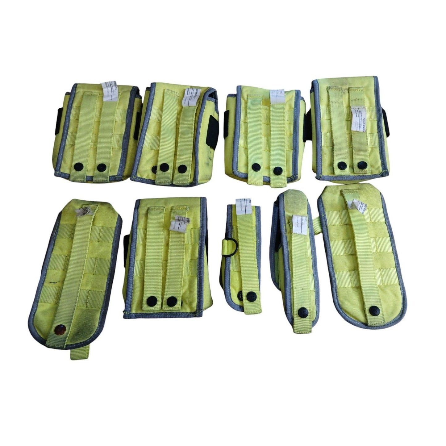 Aegis Safariland Molle Pouches x9 Hi Vis Hi Viz Tactical Security Ex Police