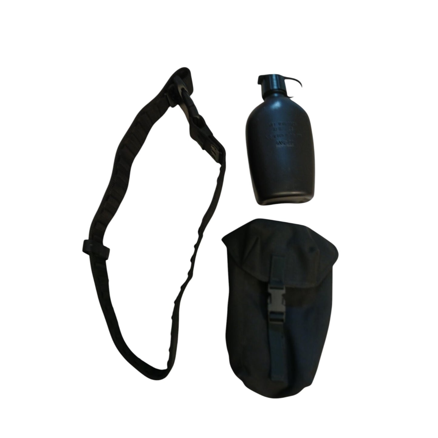 Avon S10 FM12 C50 M50 FM53 Water Bottle and Pouch With Belt NBC Webbing Utility