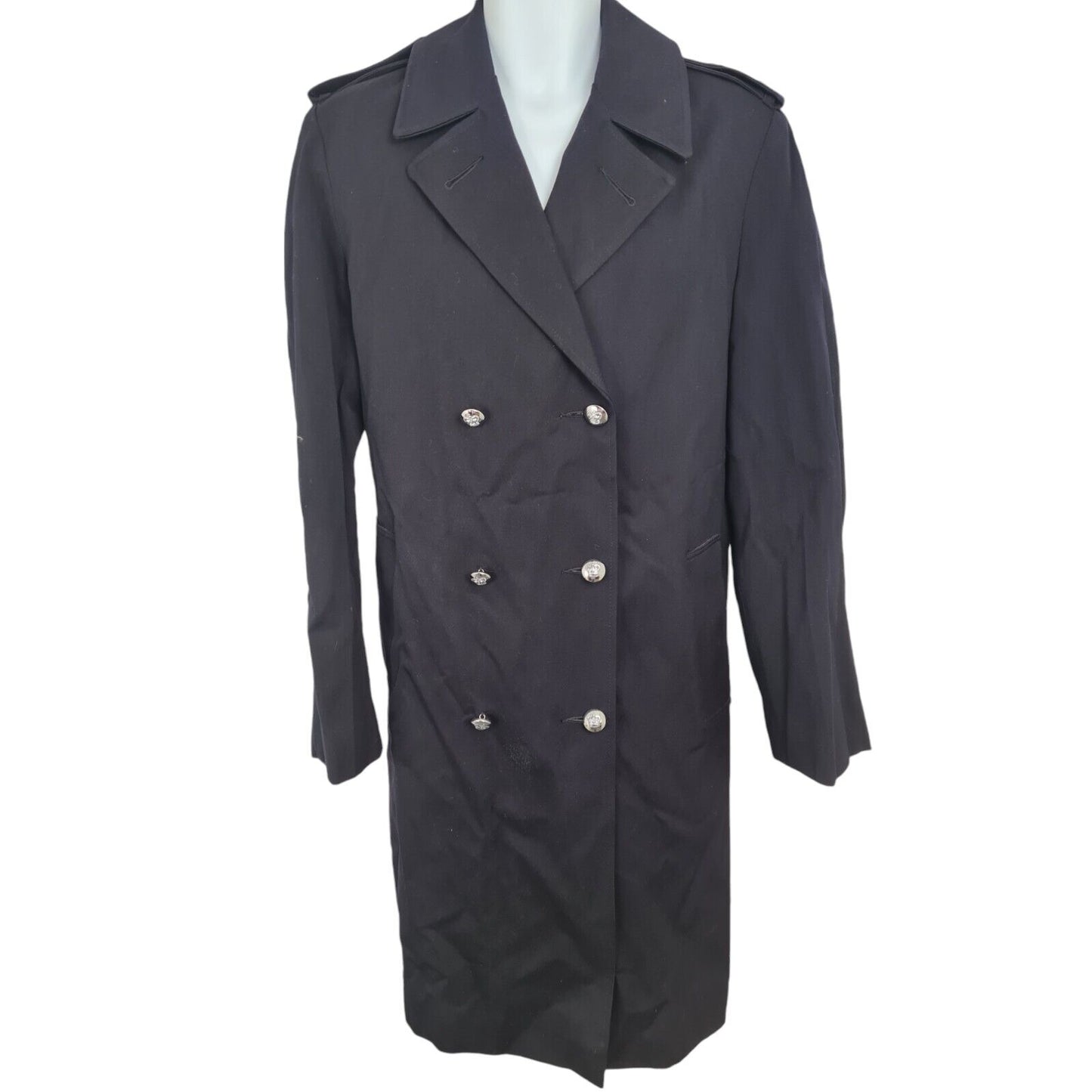 Chief Superintendent Navy Blue Dress Coat Crown Buttons & Embroidered Epaulettes