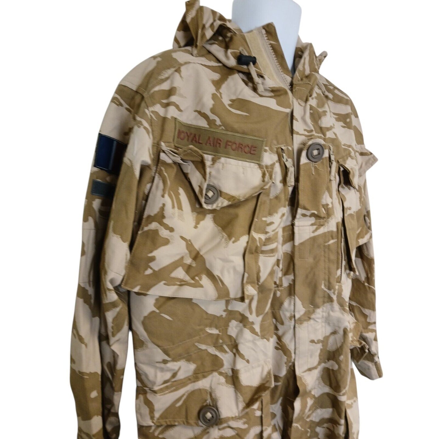 DPM Desert Windproof Combat Smock Desert Coat Jacket Hood DP RAF Army Navy