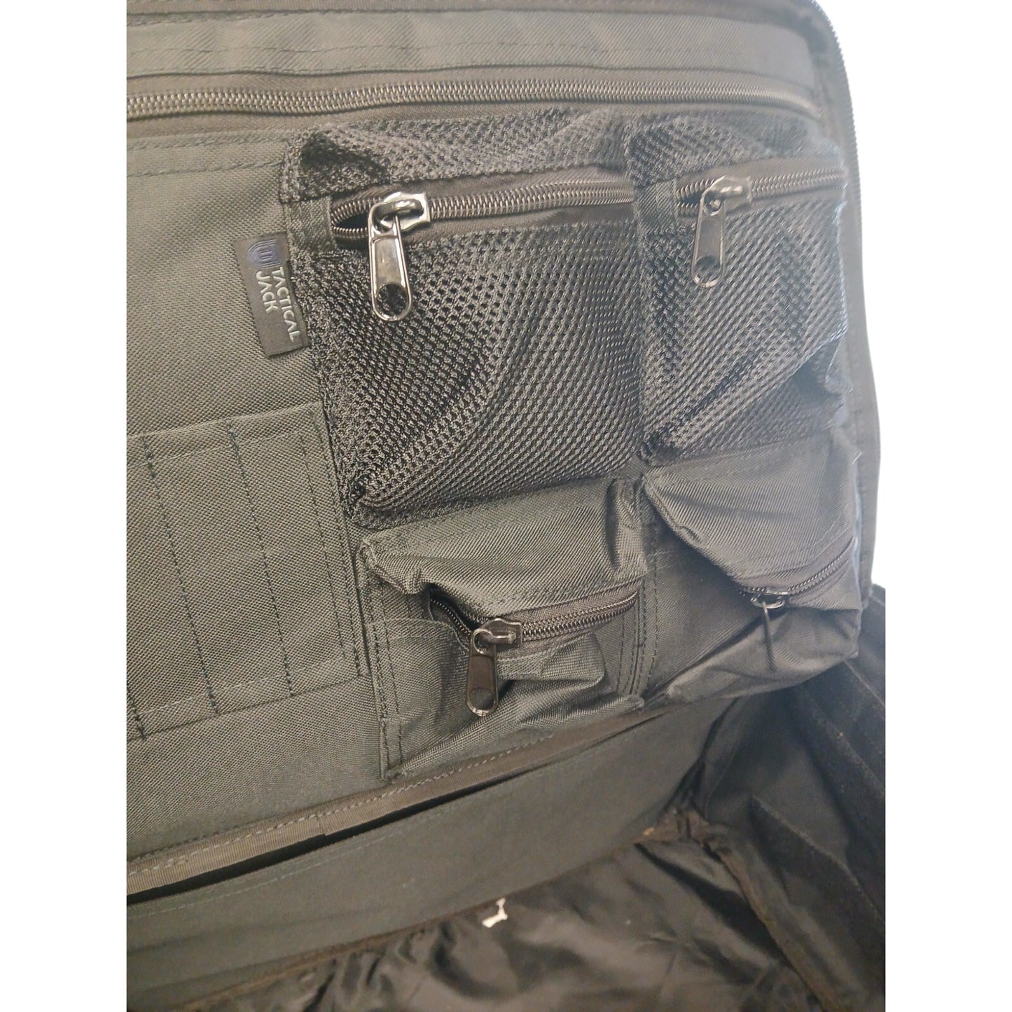 Tactical Jack Holdall Bag Ridged Black Overnight Kit Bag Police Security Airsoft