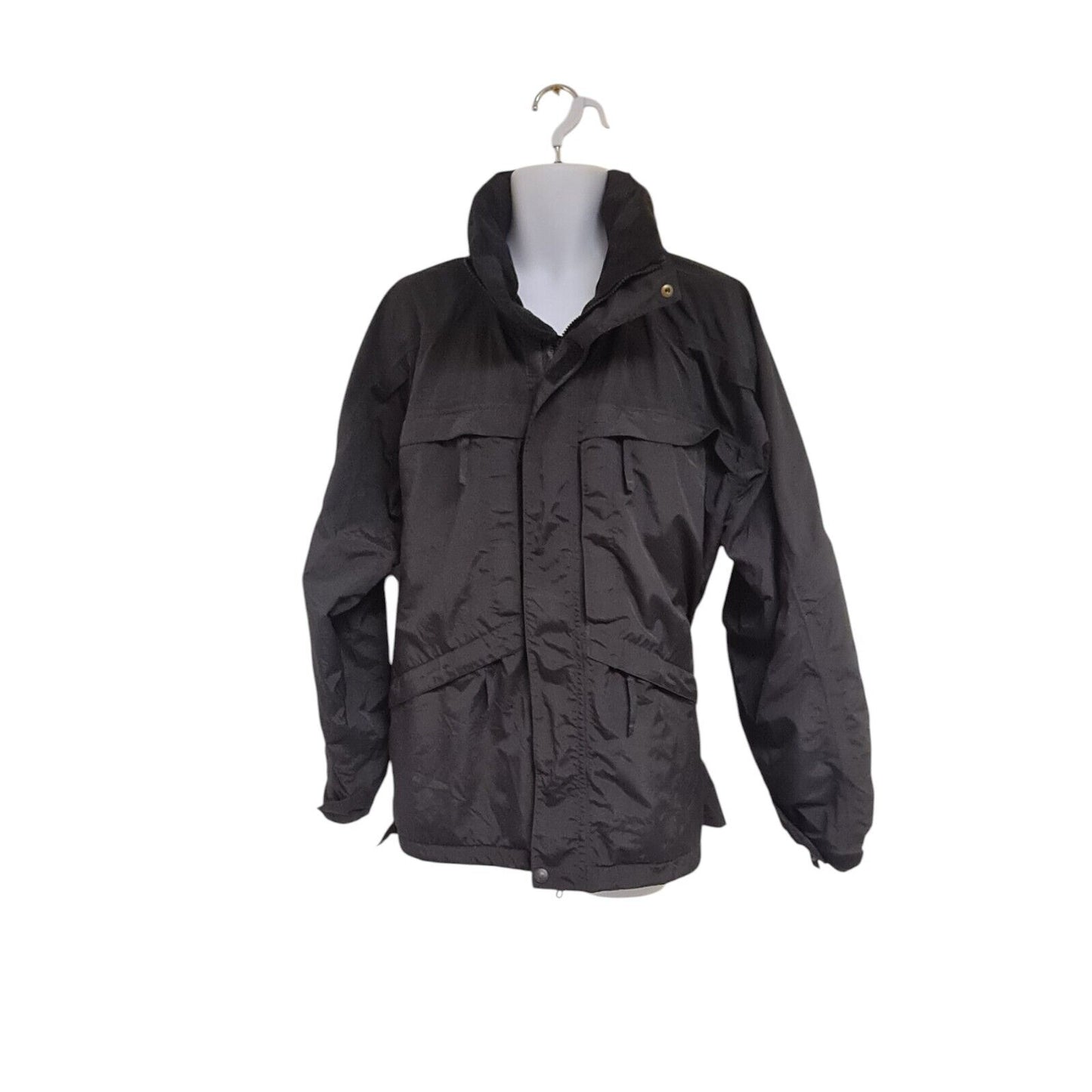 5.11 Tactical Jacket Coat Smock Hood Black Security Size L Ex Police Doorman