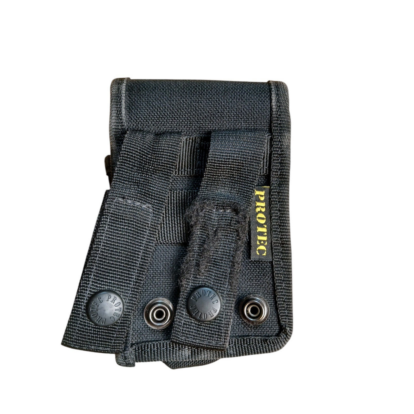 Protec Molle Pouches Bundle X2 Utility Belt Pouch Black Nylon Ex Police Security