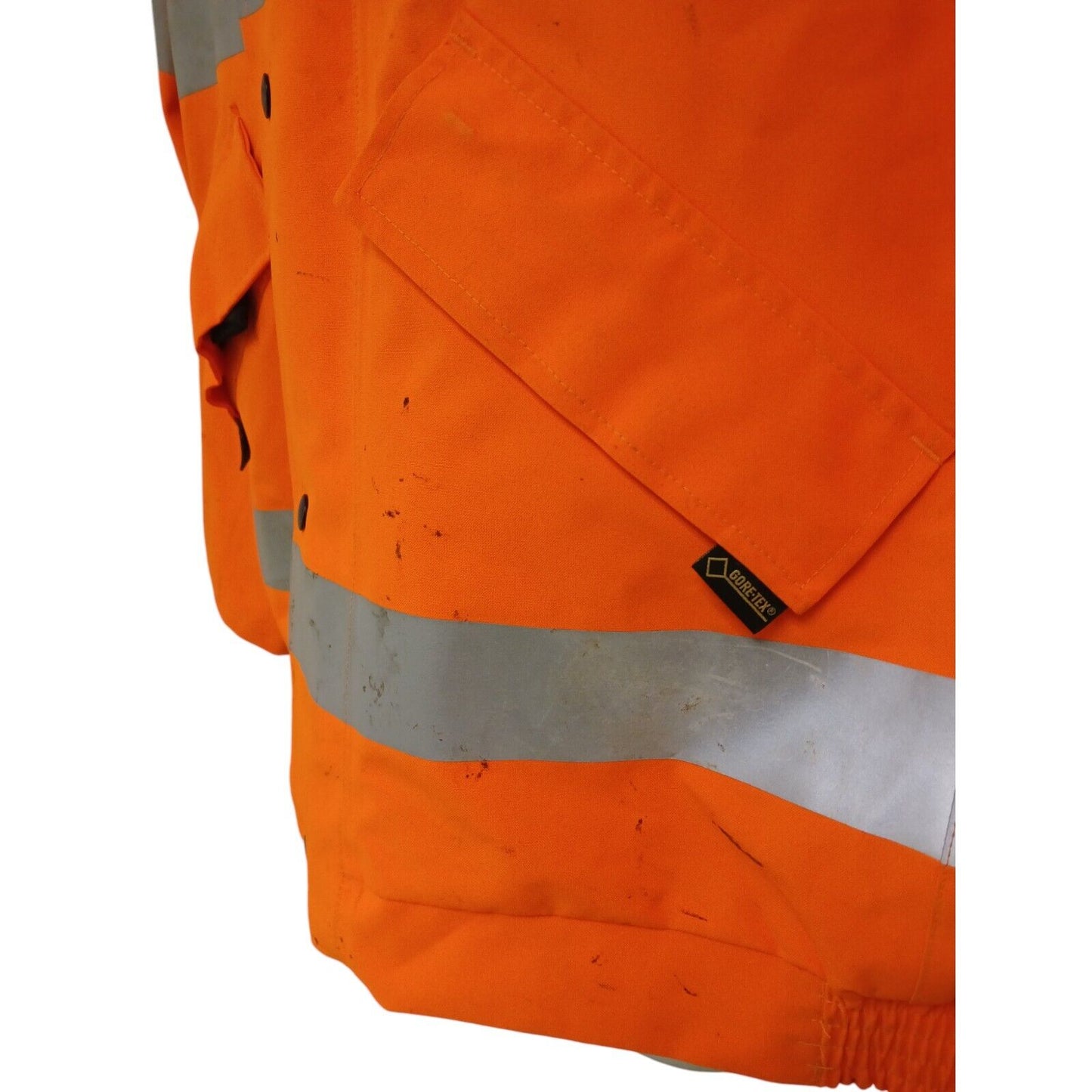 Ballyclare Goretex Hi Vis Hi Viz Bomber Jacket NR153 Waterproof Railway Grade B