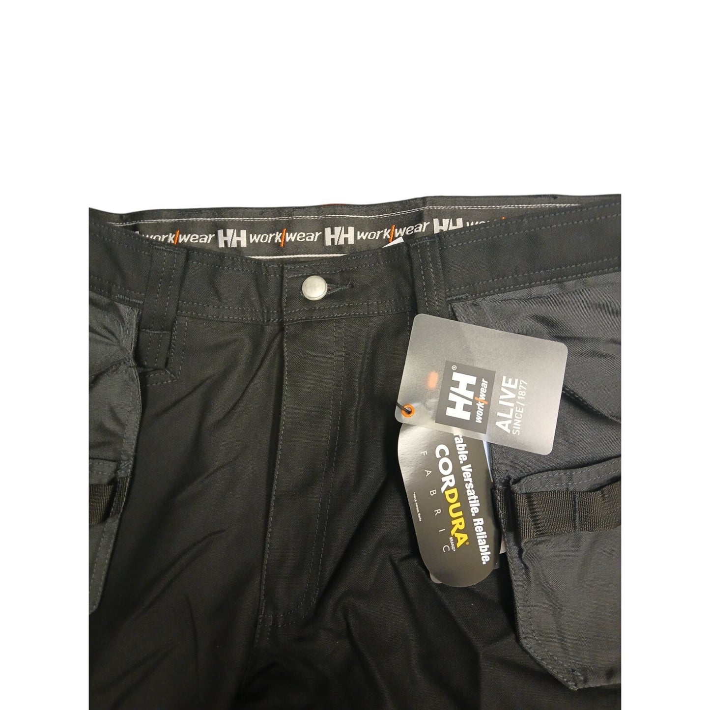 Helly Hansen Work Trousers Chelsea Construction Black Charcoal 76441 Workwear