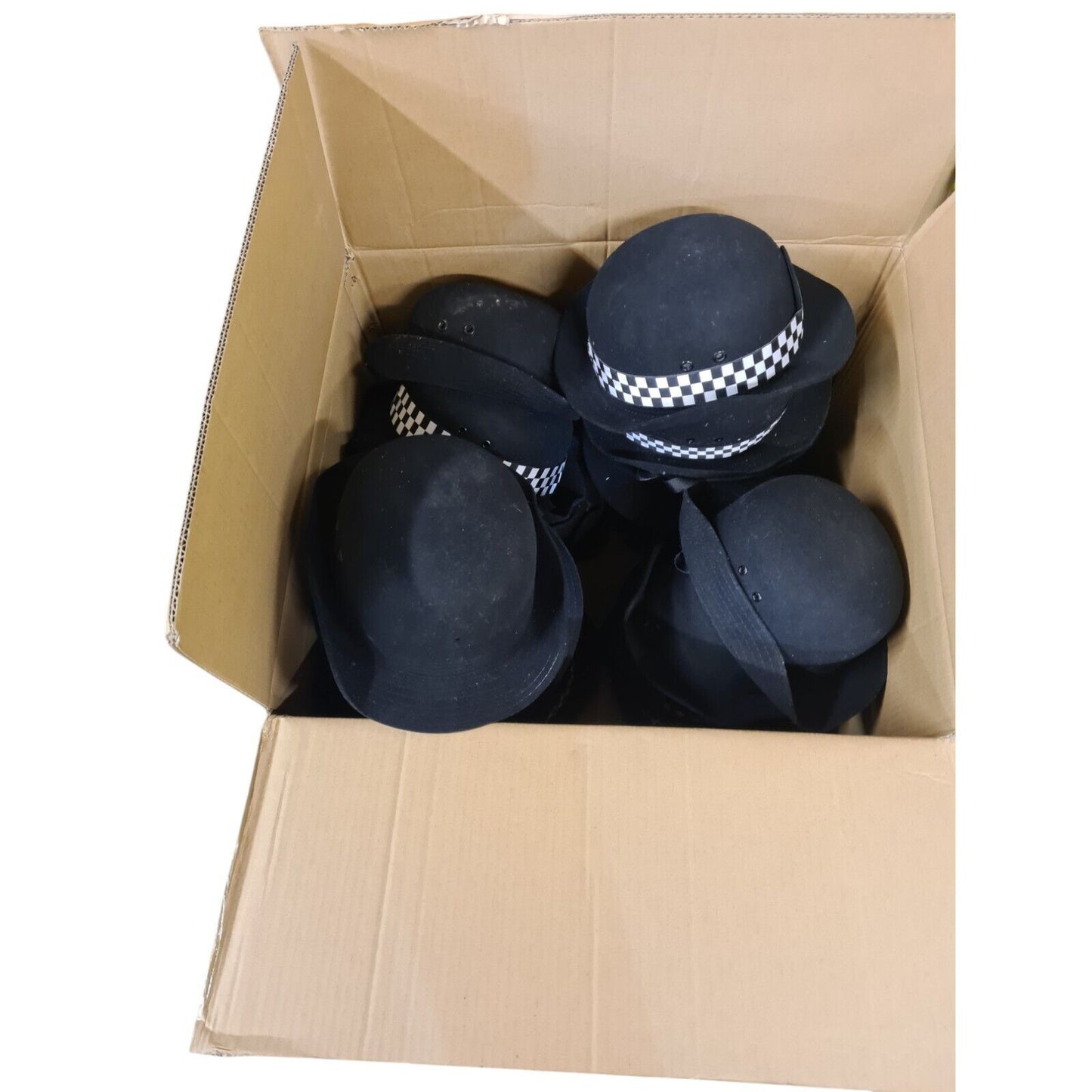 Police WPC Bowler Hats Large 25 Mixed Bundle Box Film TV Restore Upcycle Hat