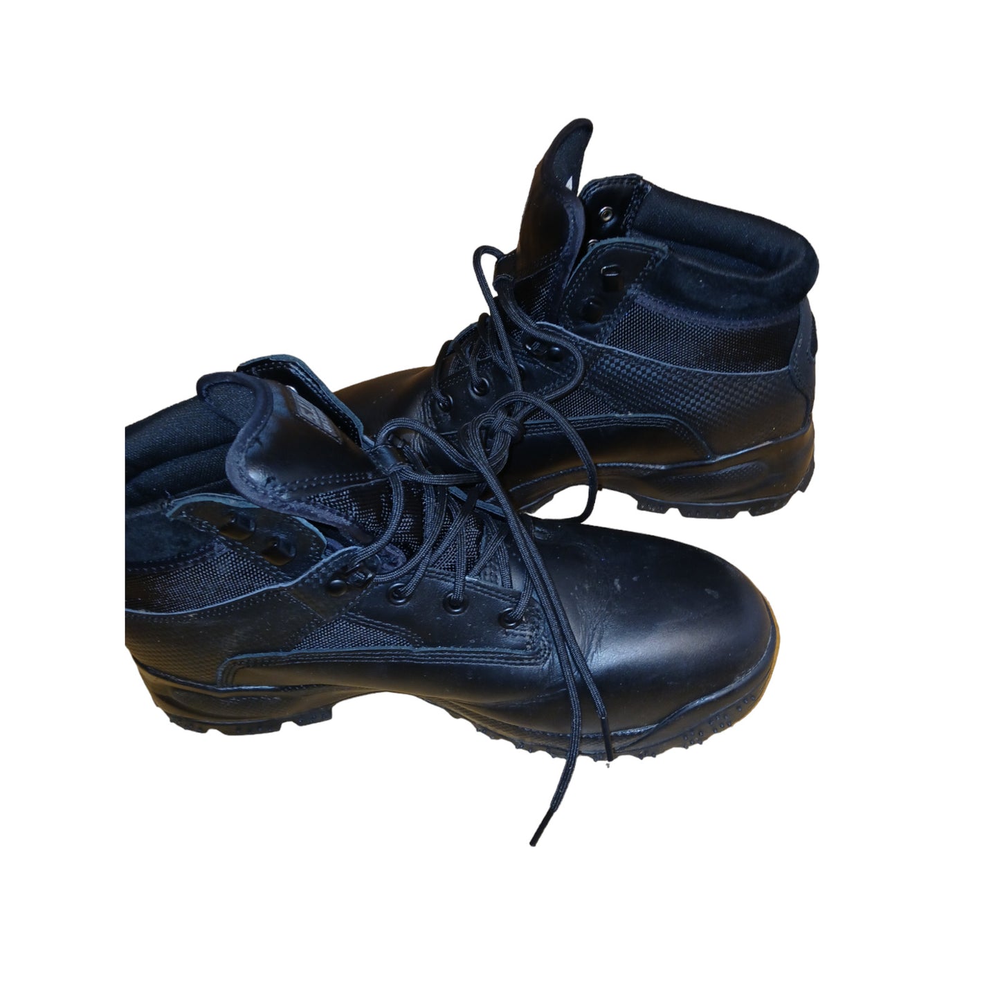 5.11 Tactical Ortholite Low Black Leather Boots Ex Police Security Operator