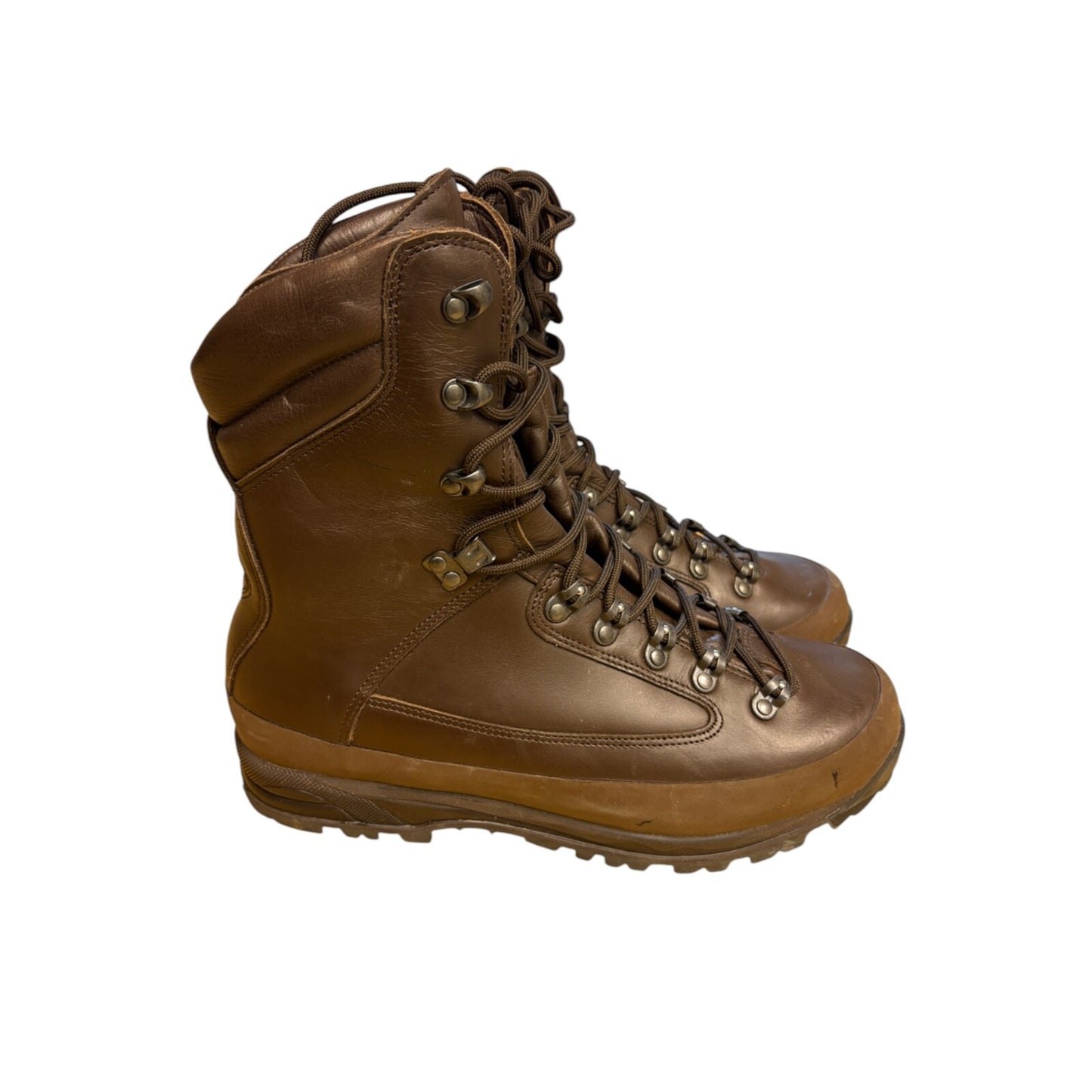 British Army Cold Wet Weather Combat Boots Gortex Brown 10M UK